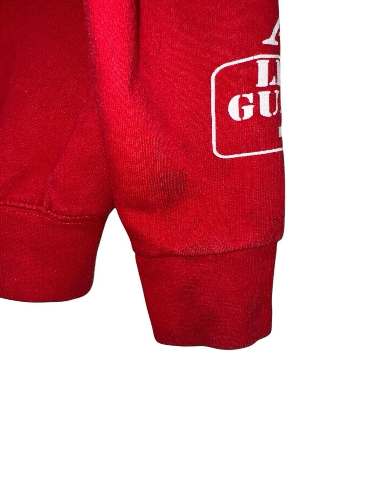 Designer Vintage Lifeguard Venice Beach California Red Hoodie Sz S Size US 30 / EU 46 - 6 Thumbnail
