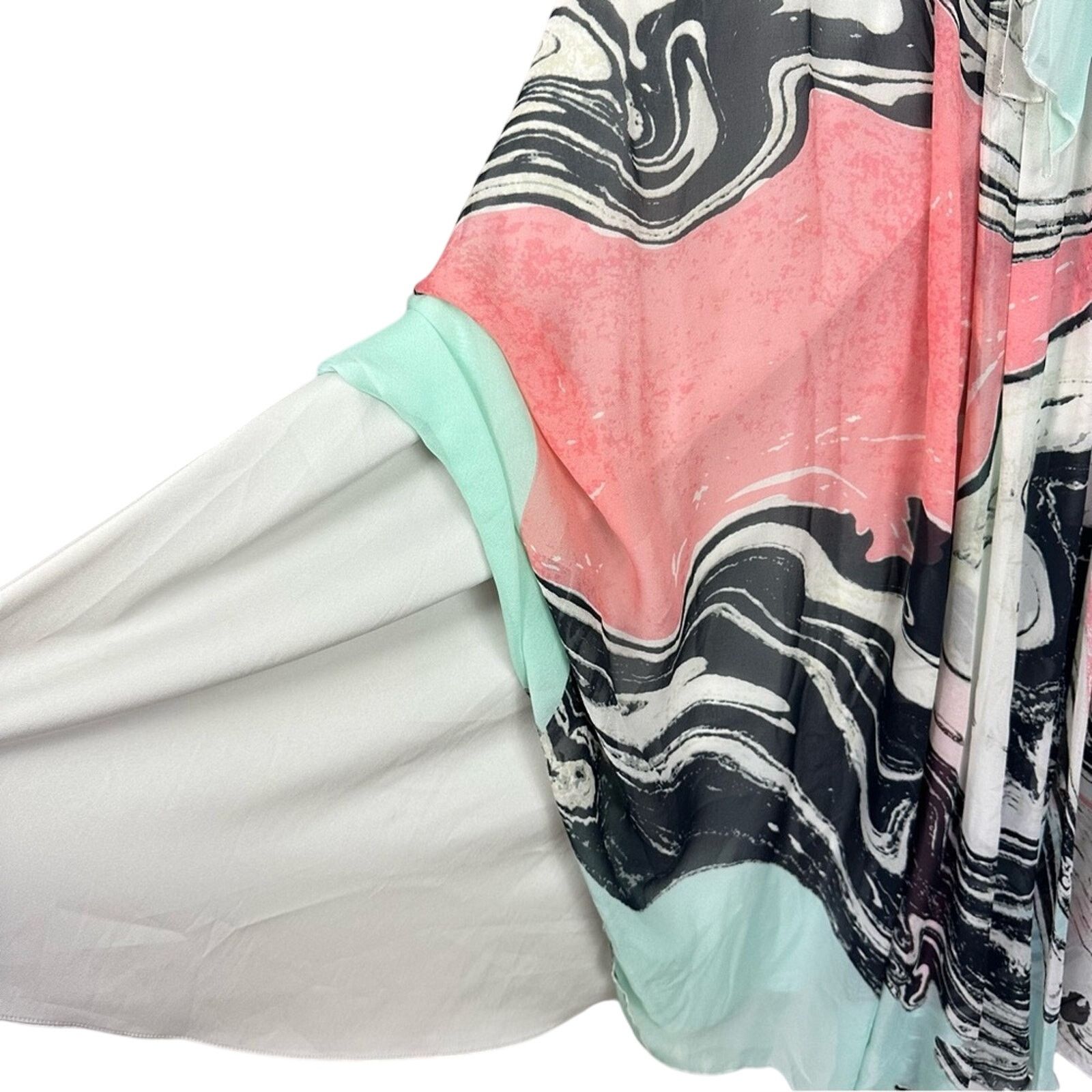 Diane von Furstenberg Diane Von Furstenberg Jolie Turquoise Silk Dress Size 2 Size XS / US 0-2 / IT 36-38 - 8 Thumbnail