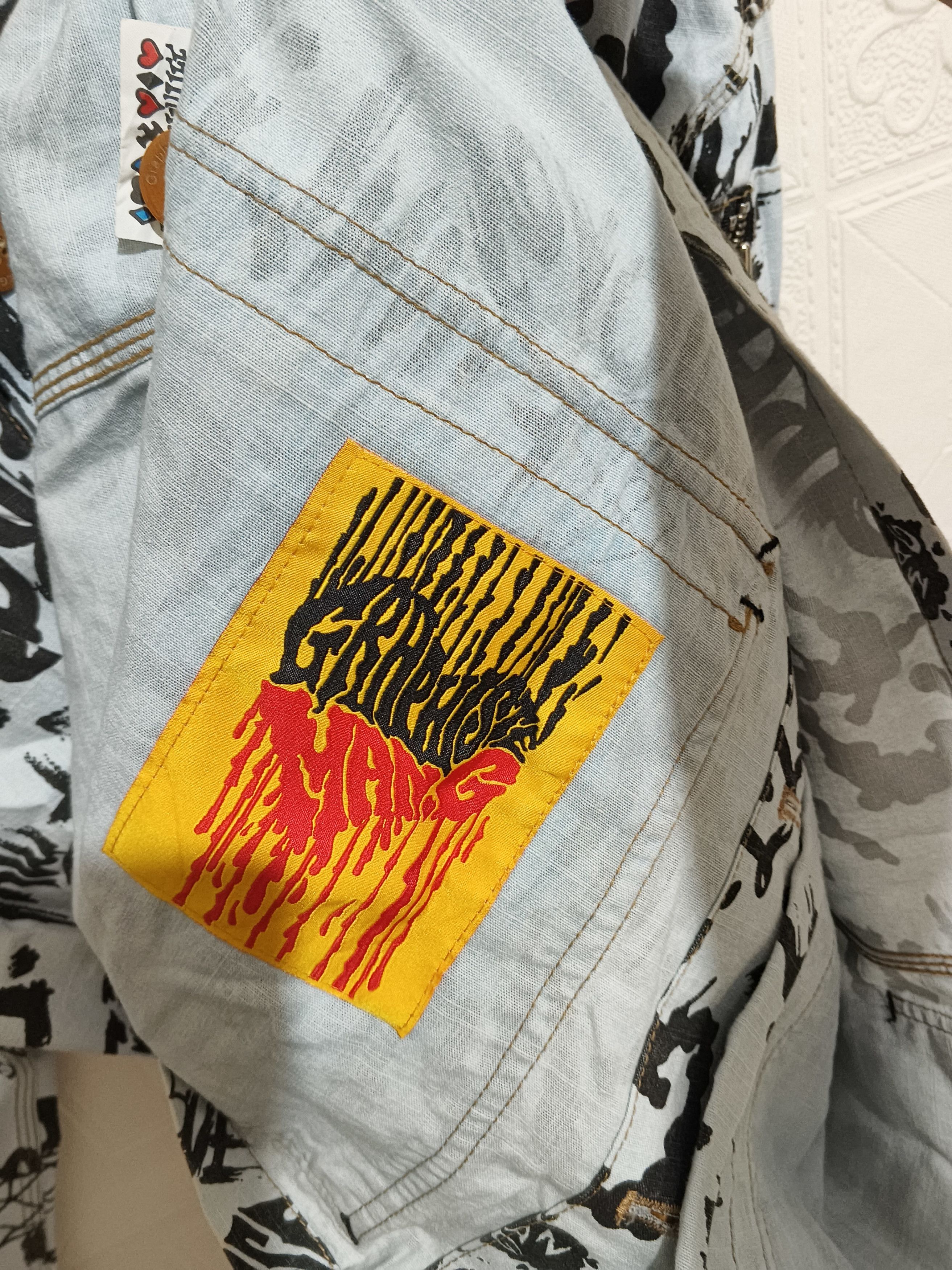 Japanese Brand GRAPHISTE MAN.G PARKA JACKET Size US L / EU 52-54 / 3 - 7 Thumbnail
