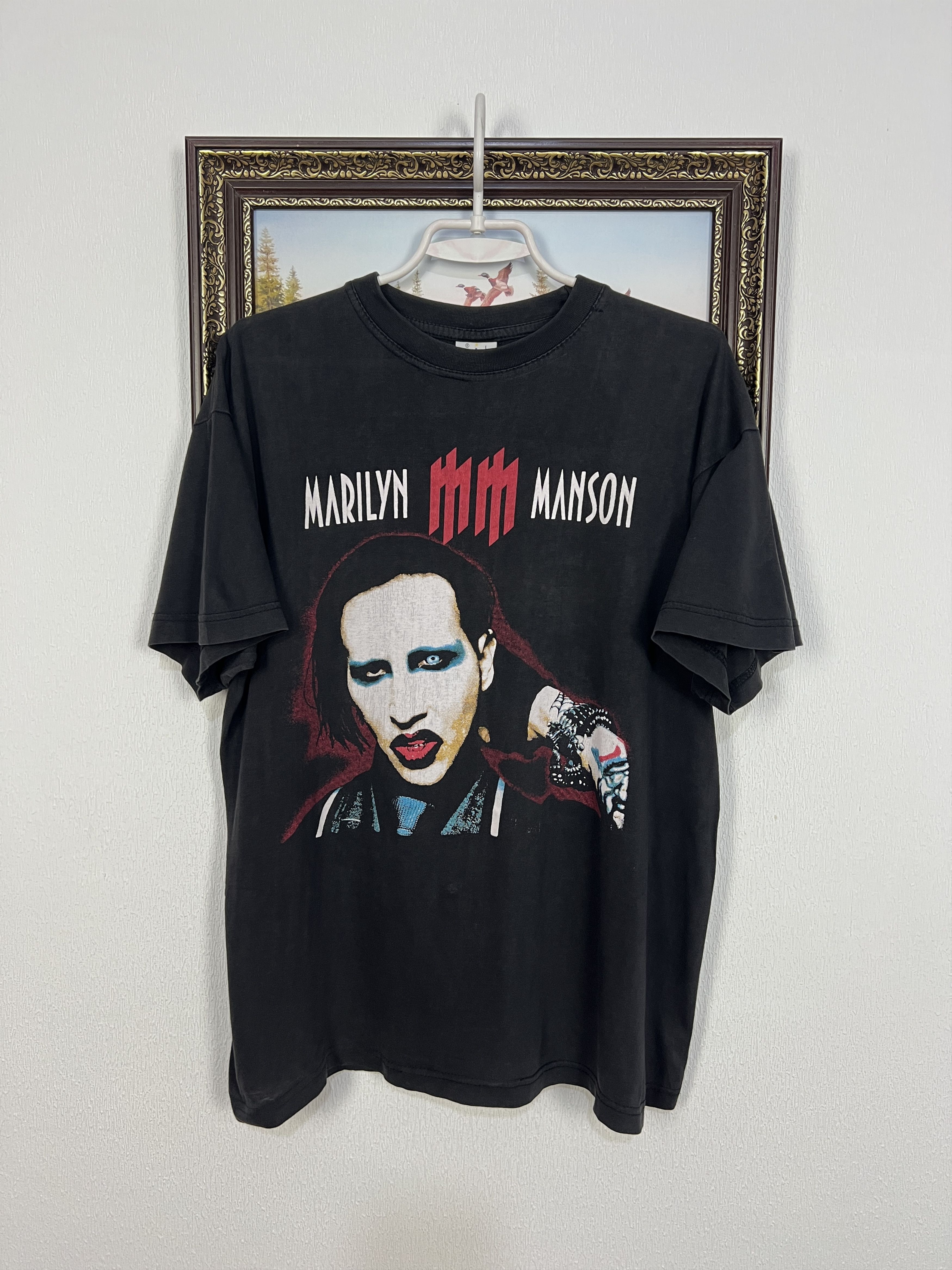 Vintage Vintage 2003 Marilyn Manson Golden Age Of Grotesque Shirt Size US M / EU 48-50 / 2 - 1 Thumbnail