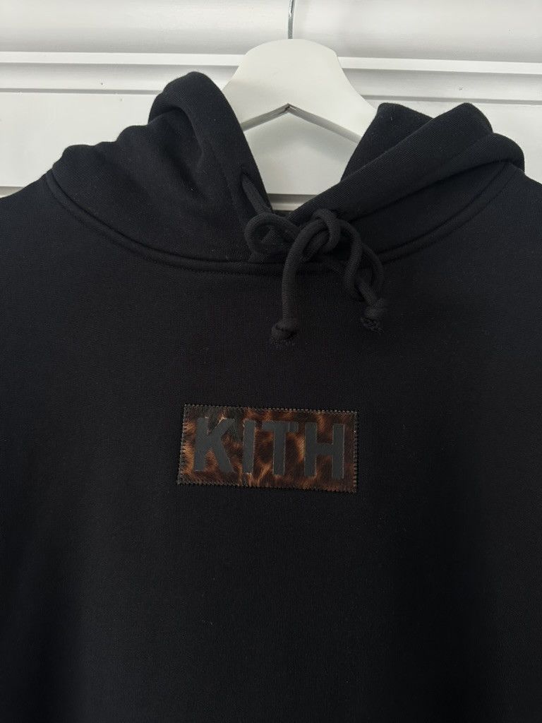 Kith Kith Classic Logo Leopard Applique Nelson Hoodie Black Size US XL / EU 56 / 4 - 3 Thumbnail