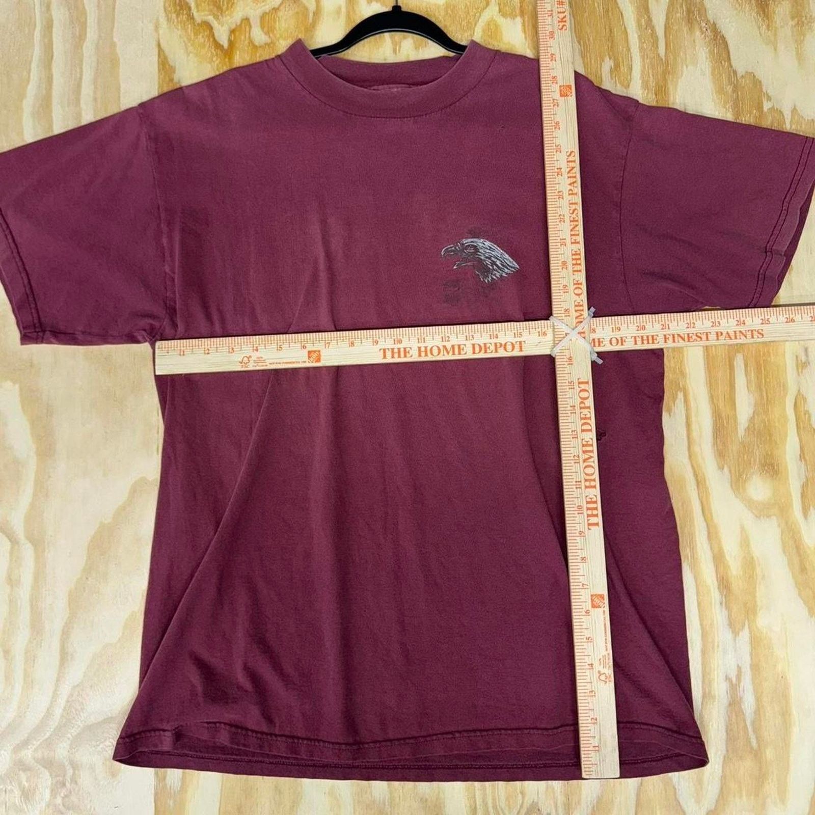 Tultex Vintage 1990s eagle faded distressed t-shirt Size US XL / EU 56 / 4 - 2 Thumbnail