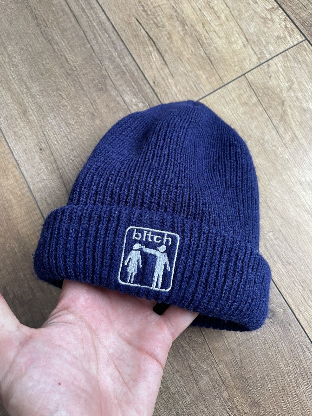 Vintage Bitch Skateboards Vintage Beanie Hat 90s USA Size ONE SIZE - 5 Thumbnail