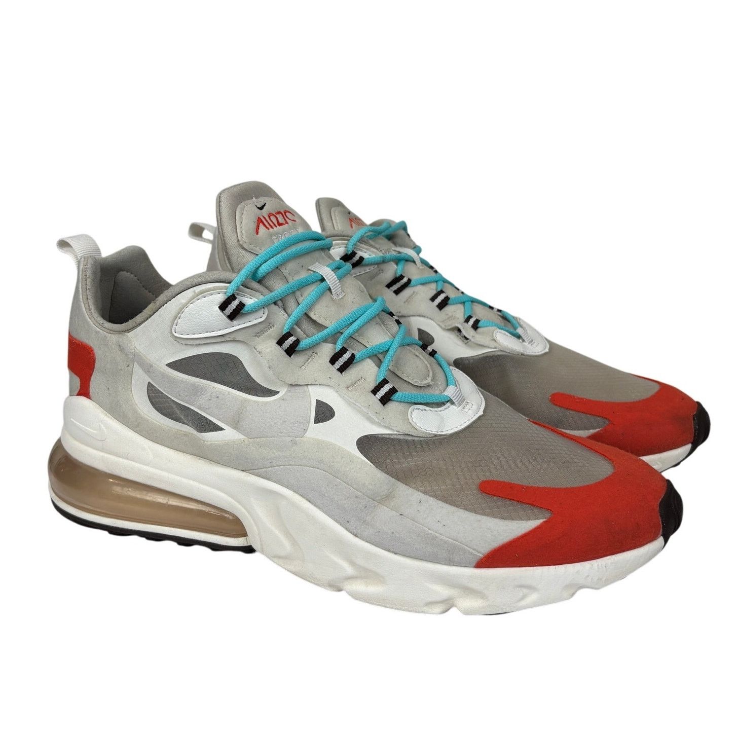 Nike Nike Air Max 270 React Light Beige Chalk Running Shoes 11.5 Size US 11.5 / EU 44-45 - 1 Thumbnail