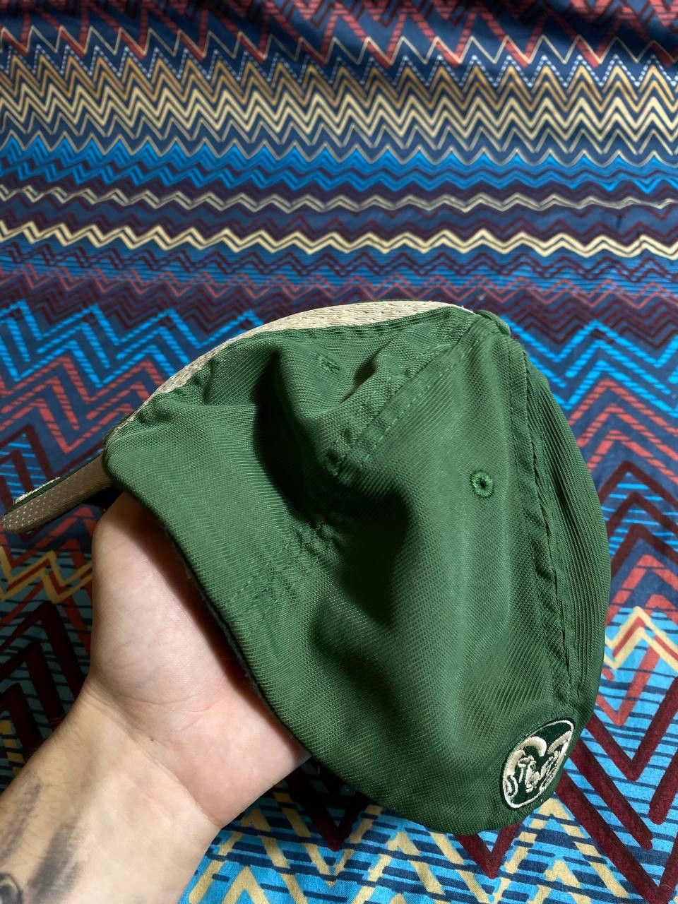 Nike Hats Nike Vintage green Y2K big logo Streetwear Size ONE SIZE - 9 Thumbnail