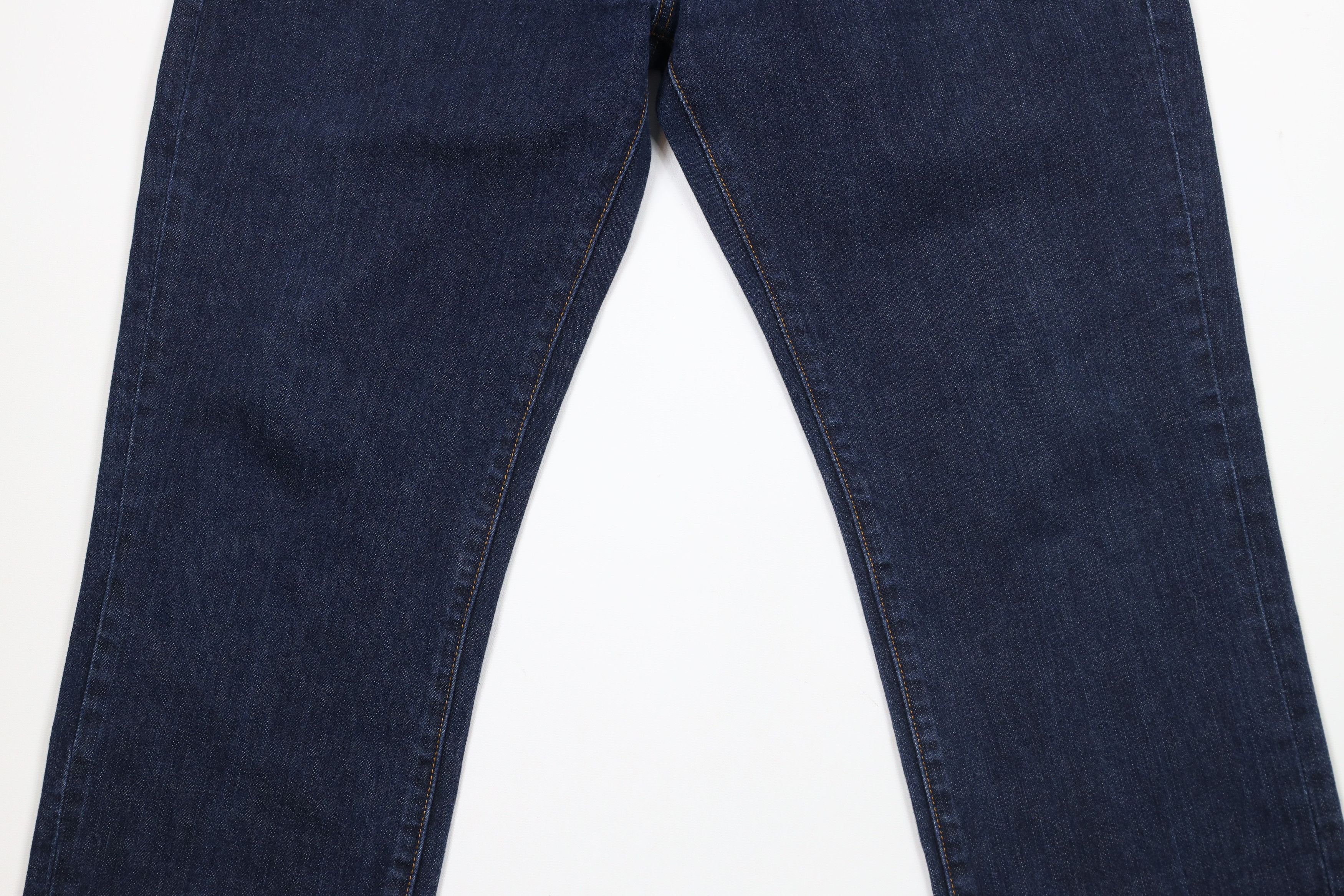J.Crew × Vintage J Crew The Driggs Fit Straight Leg Denim Jeans Indigo Blue Size US 35 - 3 Thumbnail