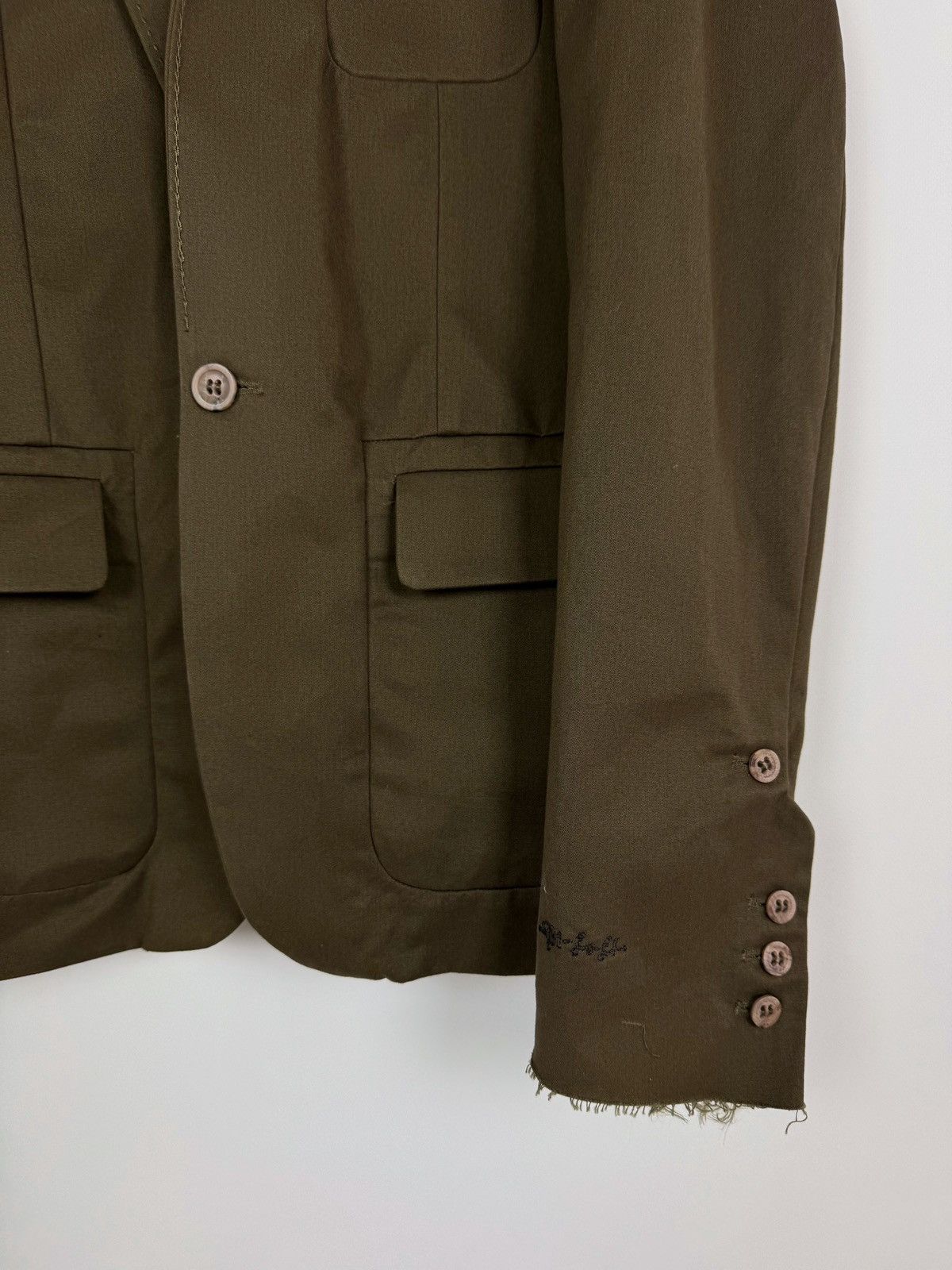 Diesel Diesel Designer Khaki Casual Blazer Size US L / EU 52-54 / 3 - 8 Thumbnail
