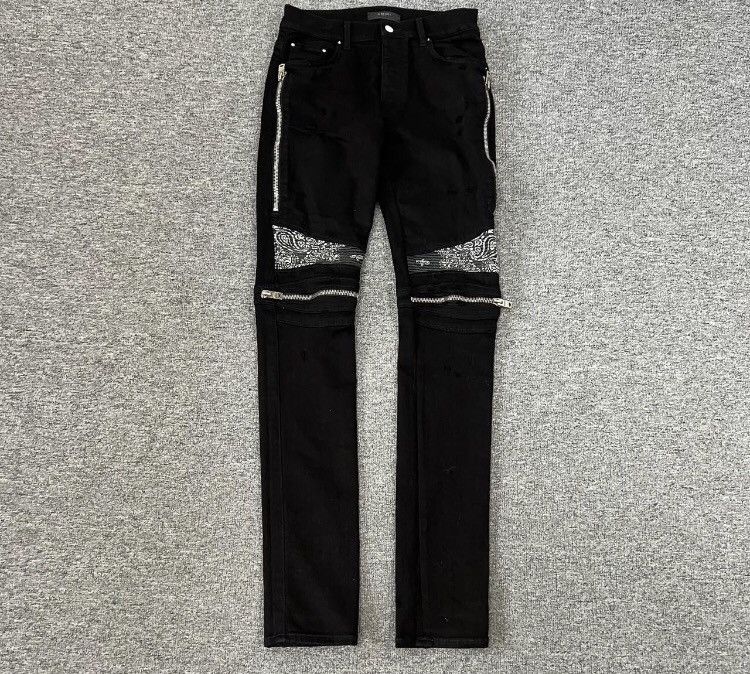 Amiri Amiri mx2 cashew washed black jeans Size US 31 - 1 Thumbnail
