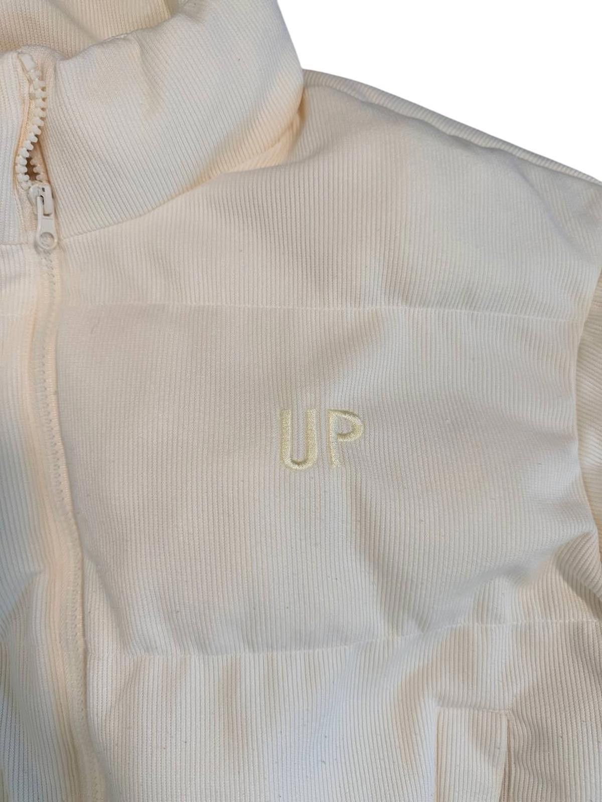 Daytona Dazy Off-White Corduroy Puffer Jacket – Size L Size L / US 10 / IT 46 - 3 Thumbnail