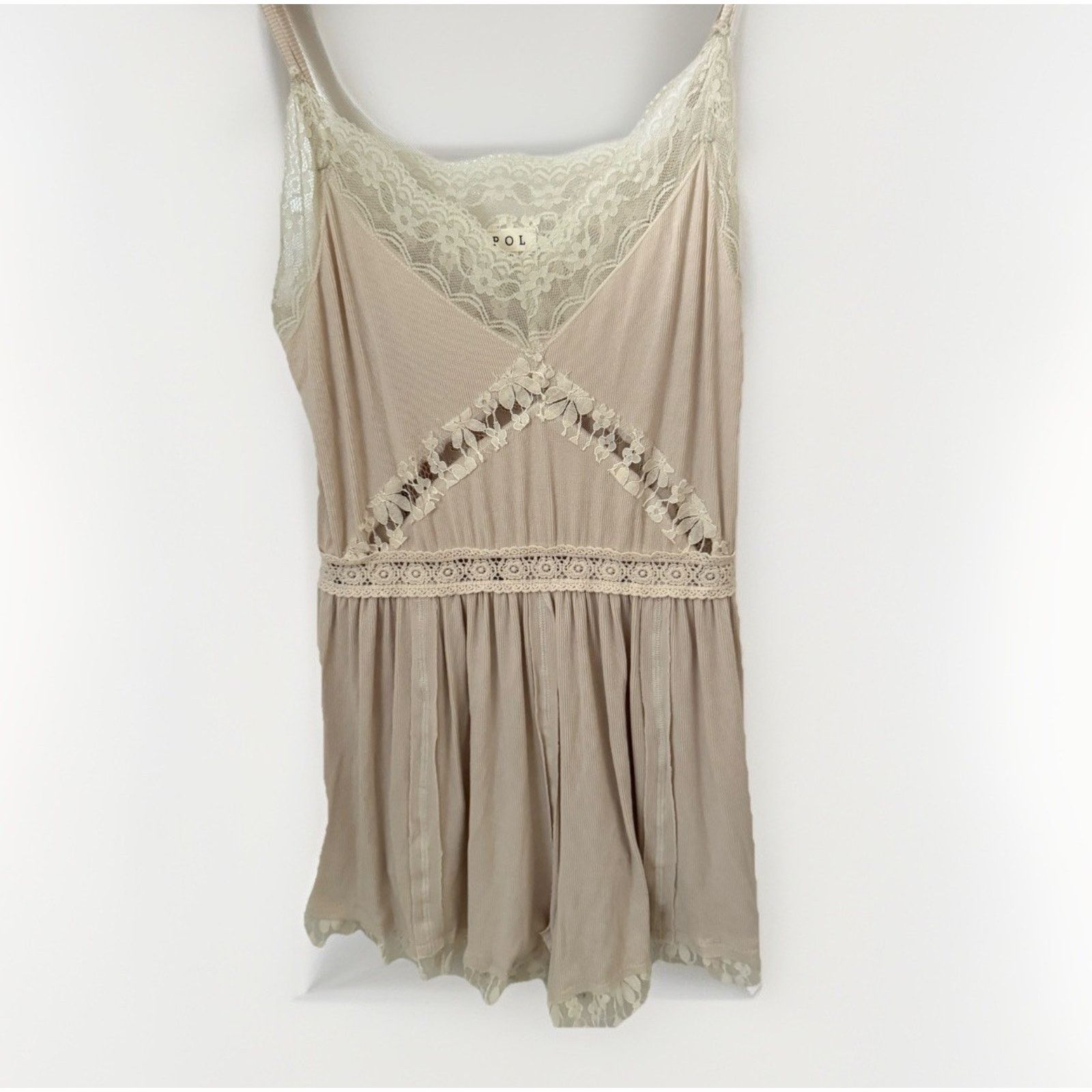 Other POL Clothing Romantic Boho Baby Doll Tank Lace Day to Night Size M / US 6-8 / IT 42-44 - 1 Thumbnail