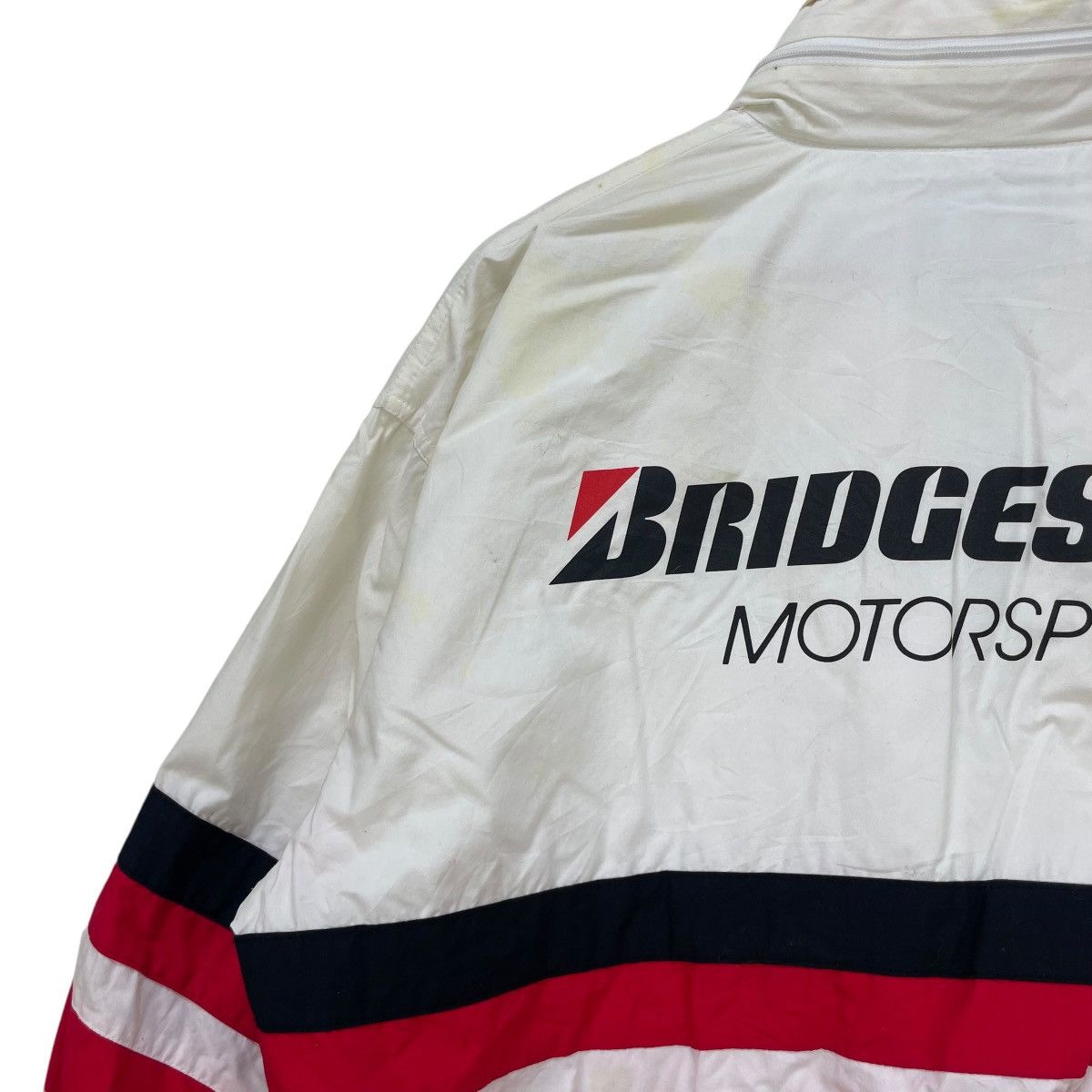 Vintage 💥Vintage 90s Bridgestone Motosport Racing Bomber Jacket Size US L / EU 52-54 / 3 - 5 Thumbnail