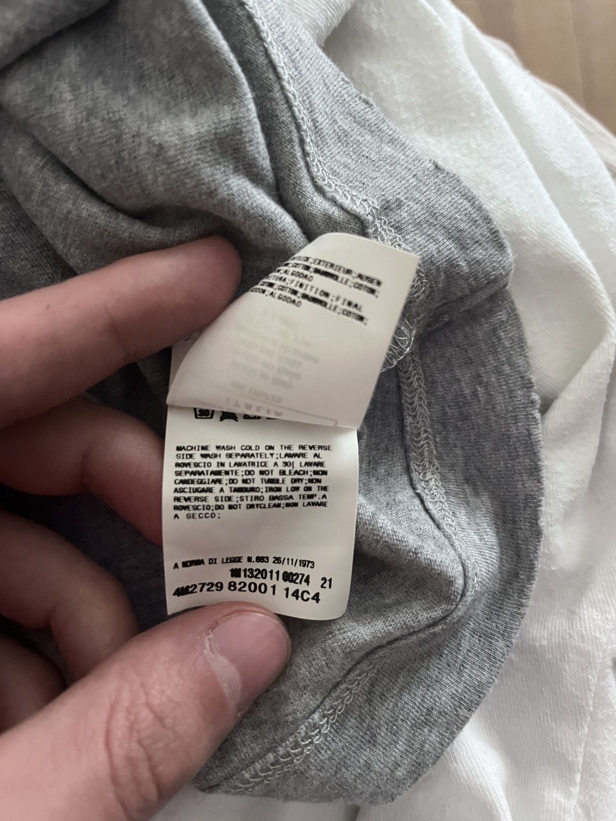 Balmain × Pierre Balmain Pierre Balmain Grey Tee – Bandana pB Logo Print (XL) Size US XL / EU 56 / 4 - 8 Thumbnail