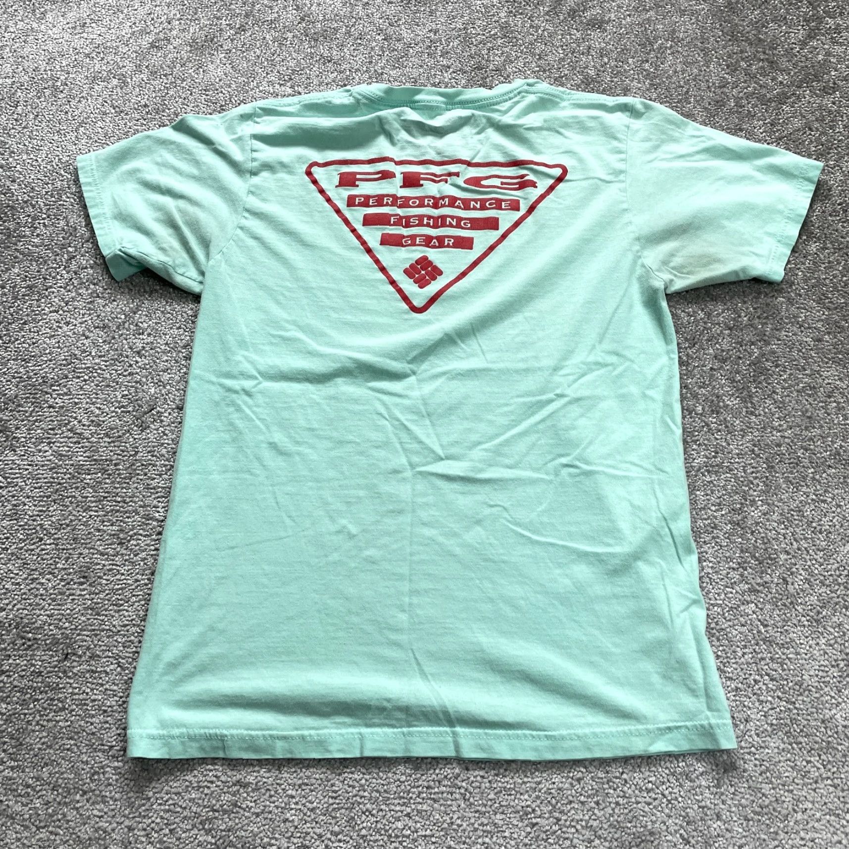 Vintage VINTAGE Columbia T-Shirt Mens Small Mint Green Crew Neck Short Sleeve Cotton Tee Size US S / EU 44-46 / 1 - 2 Thumbnail