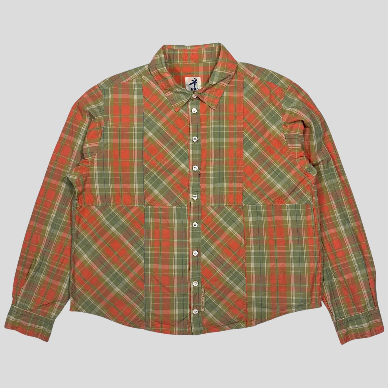 Issey Miyake Hai By Issey Miyake 90’s Asymmetrical Plaid Boxy Shirt - S/M Size US S / EU 44-46 / 1 - 1 Thumbnail