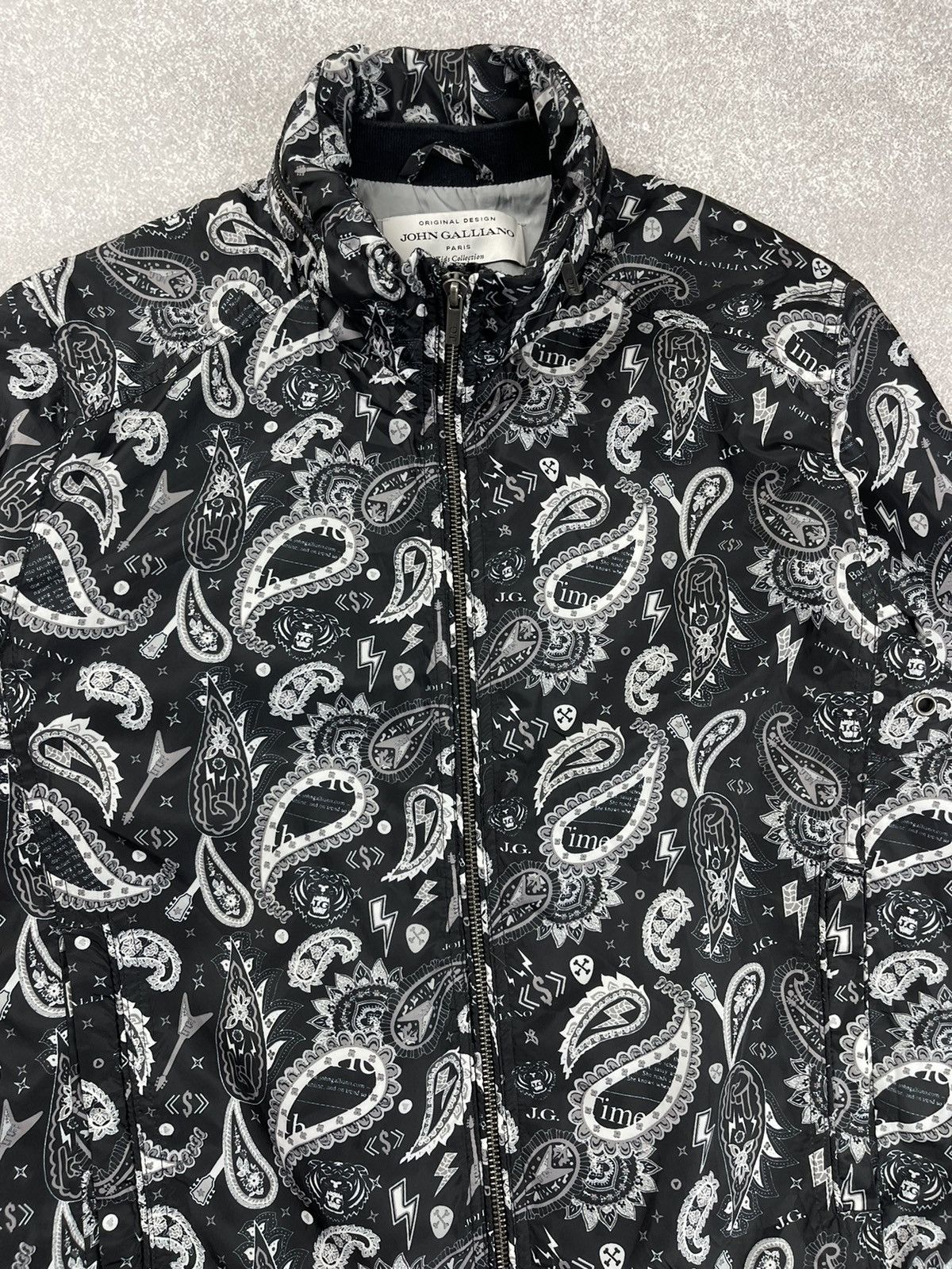 John Galliano John Galliano Kids Collection Paisley Nylon Jacket Size 16 Size US XS / EU 42 / 0 - 6 Thumbnail