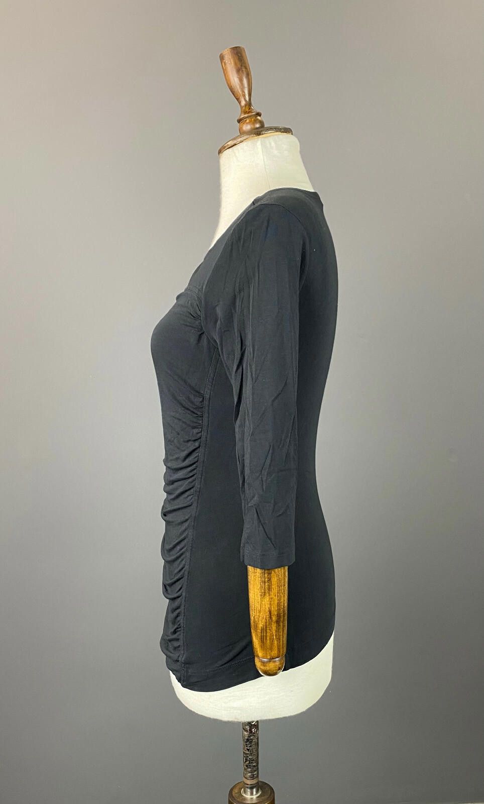 Theory Theory Black Cotton Pullover Sweater Size Petite Small Size S / US 4 / IT 40 - 3 Thumbnail