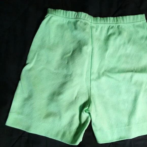 Vintage Vintage 60s Neon Green Nylon Shorts Size 30" / US 8 / IT 44 - 2 Thumbnail