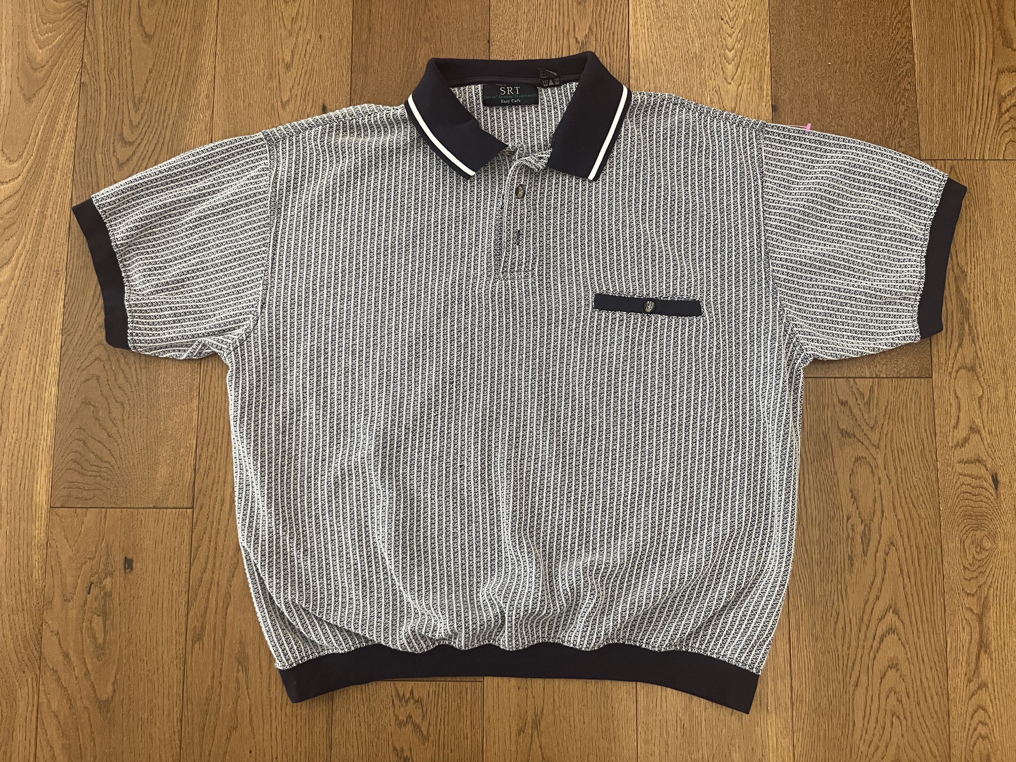 Vintage Vintage 90s SRT Special Reserve Knit Polo Shirt 1X Size US XL / EU 56 / 4 - 1 Thumbnail