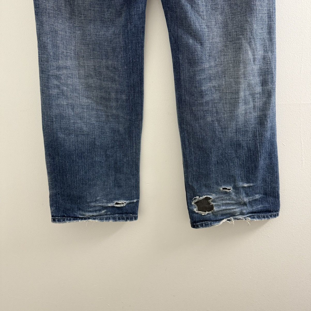 Vintage Y2K Coogi Baggy Patched Denim Jeans Embroidered 99s