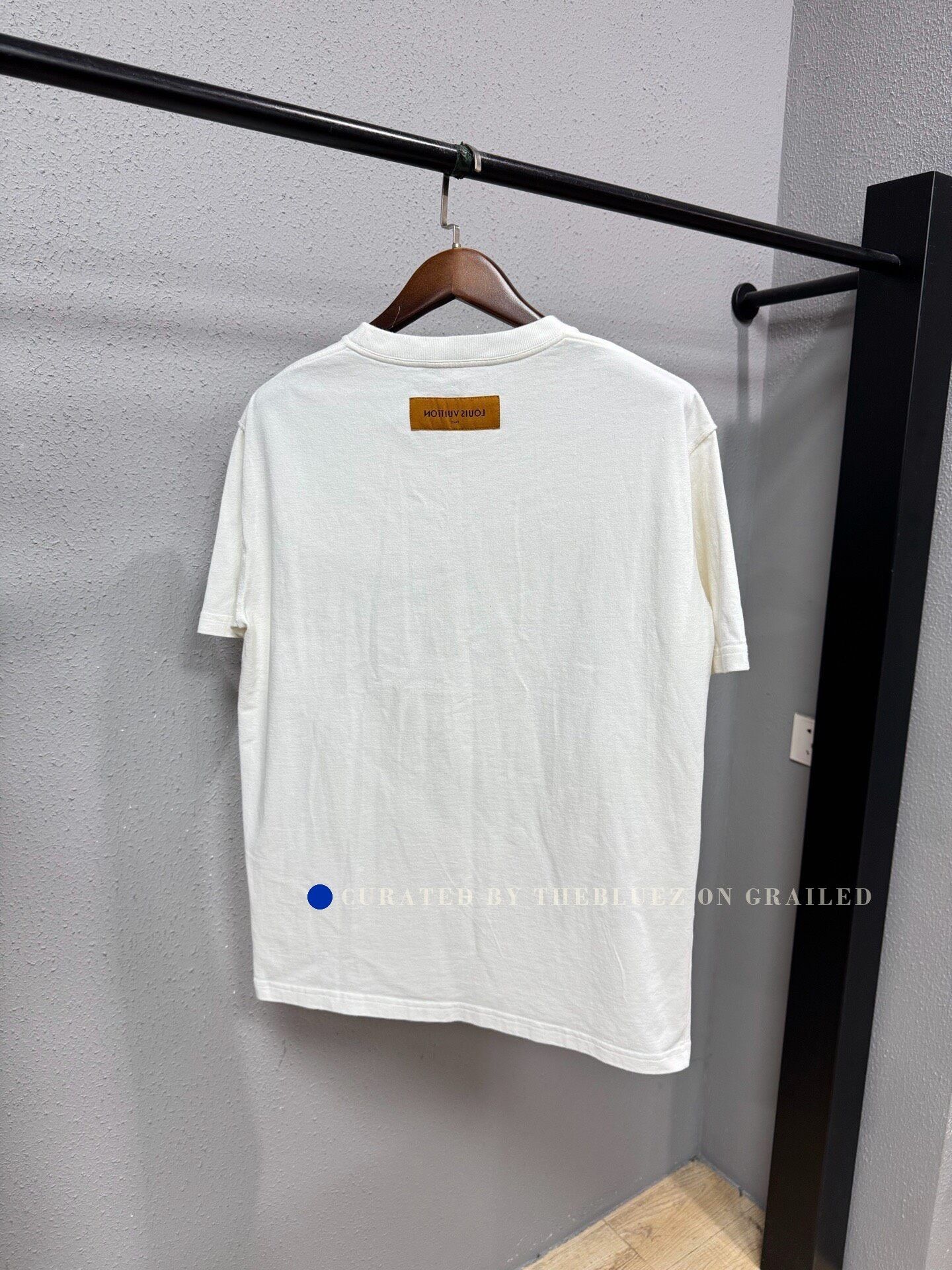 Louis Vuitton Louis Vuitton Blue Graffiti Embroidered Logo Short-Sleeve Size US L / EU 52-54 / 3 - 2 Thumbnail