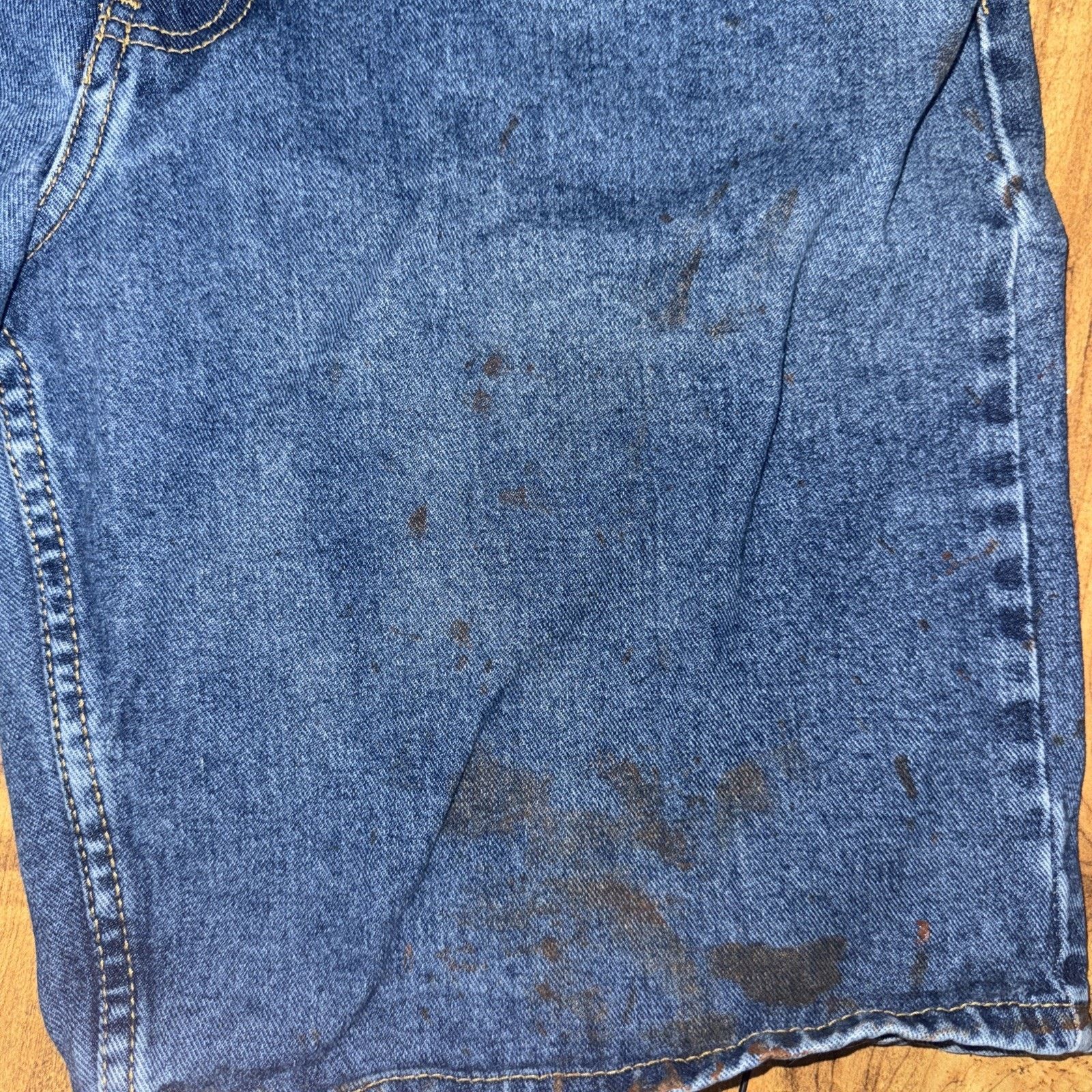 Big Mac × Vintage Big Mac Workwear Denim Shorts 31x12 Jorts Y2K Vintage Size US 31 - 2 Thumbnail