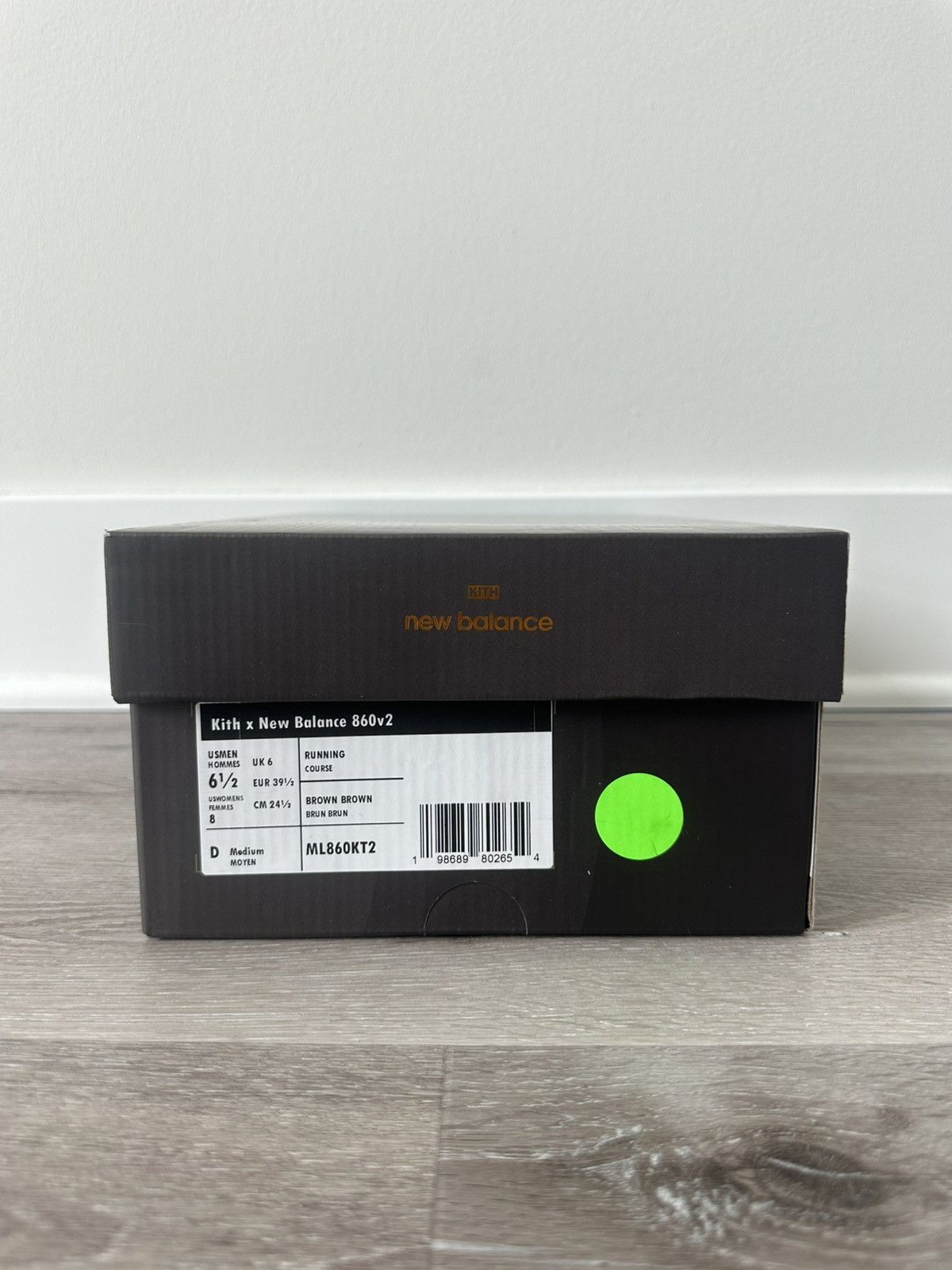 Kith × New Balance Kith New Balance Espresso 860v2 Size US 6.5 / EU 39-40 - 13 Thumbnail
