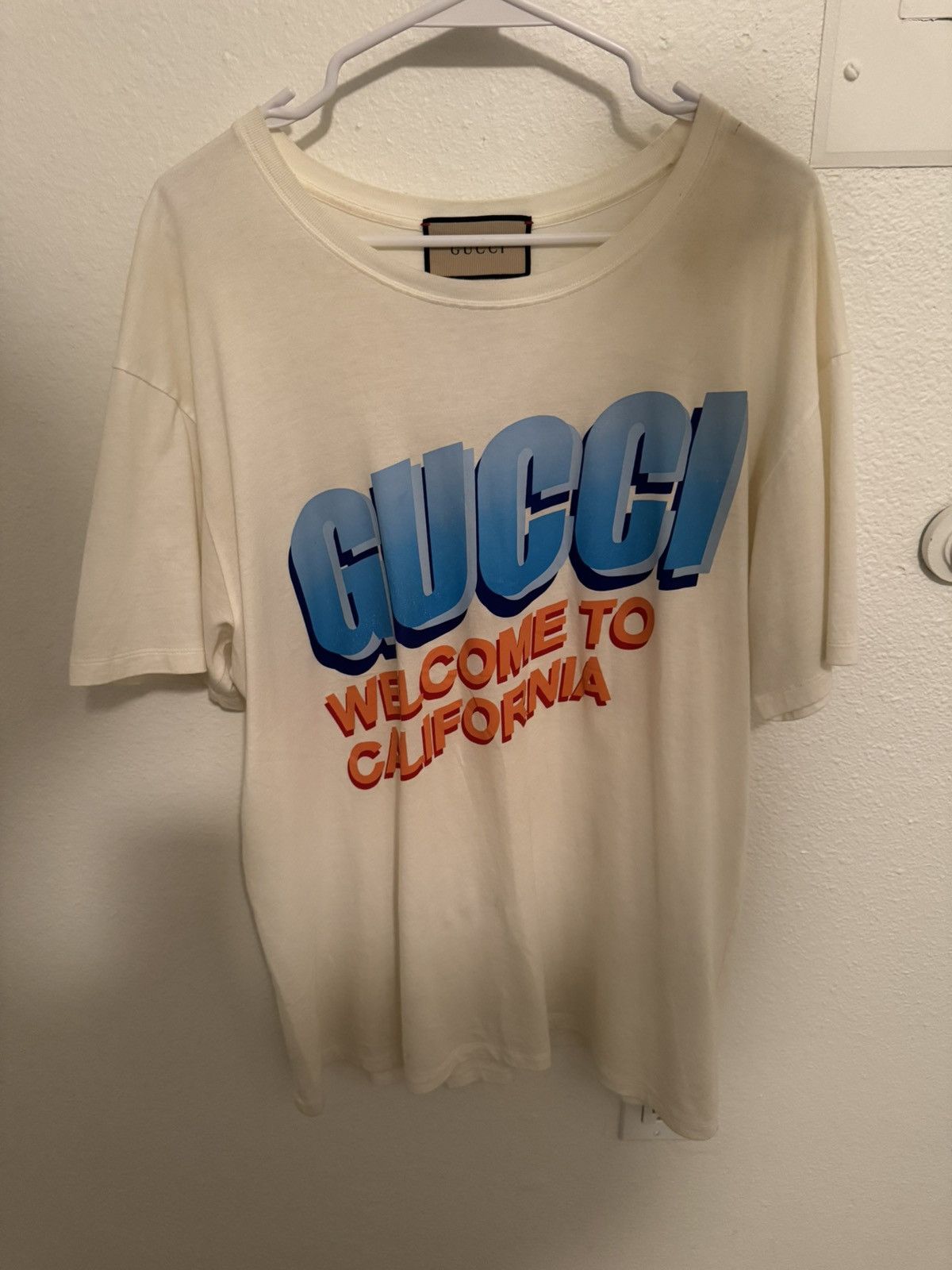 Gucci “Welcome To California” oversized t-shirt