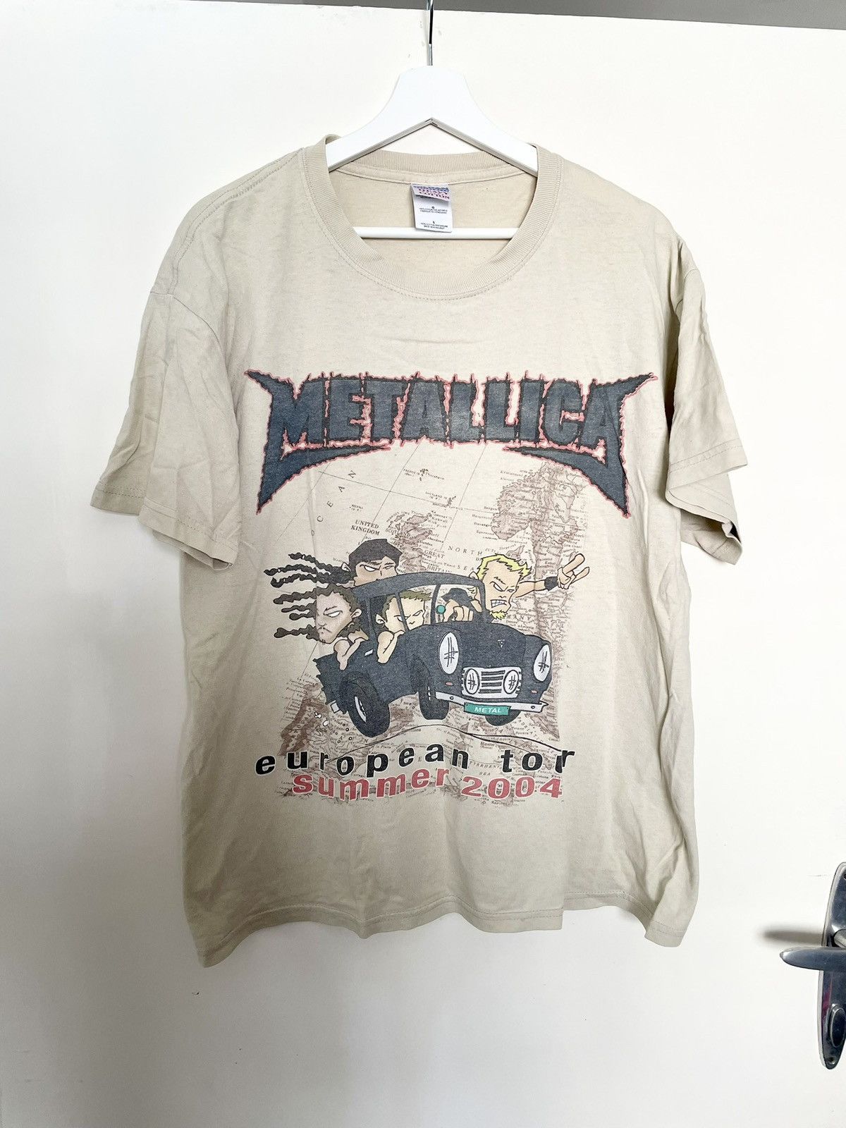 Band Tees × Metallica × Vintage Metallica 2004 EU tour vintage T-shirt Size US L / EU 52-54 / 3 - 1 Thumbnail