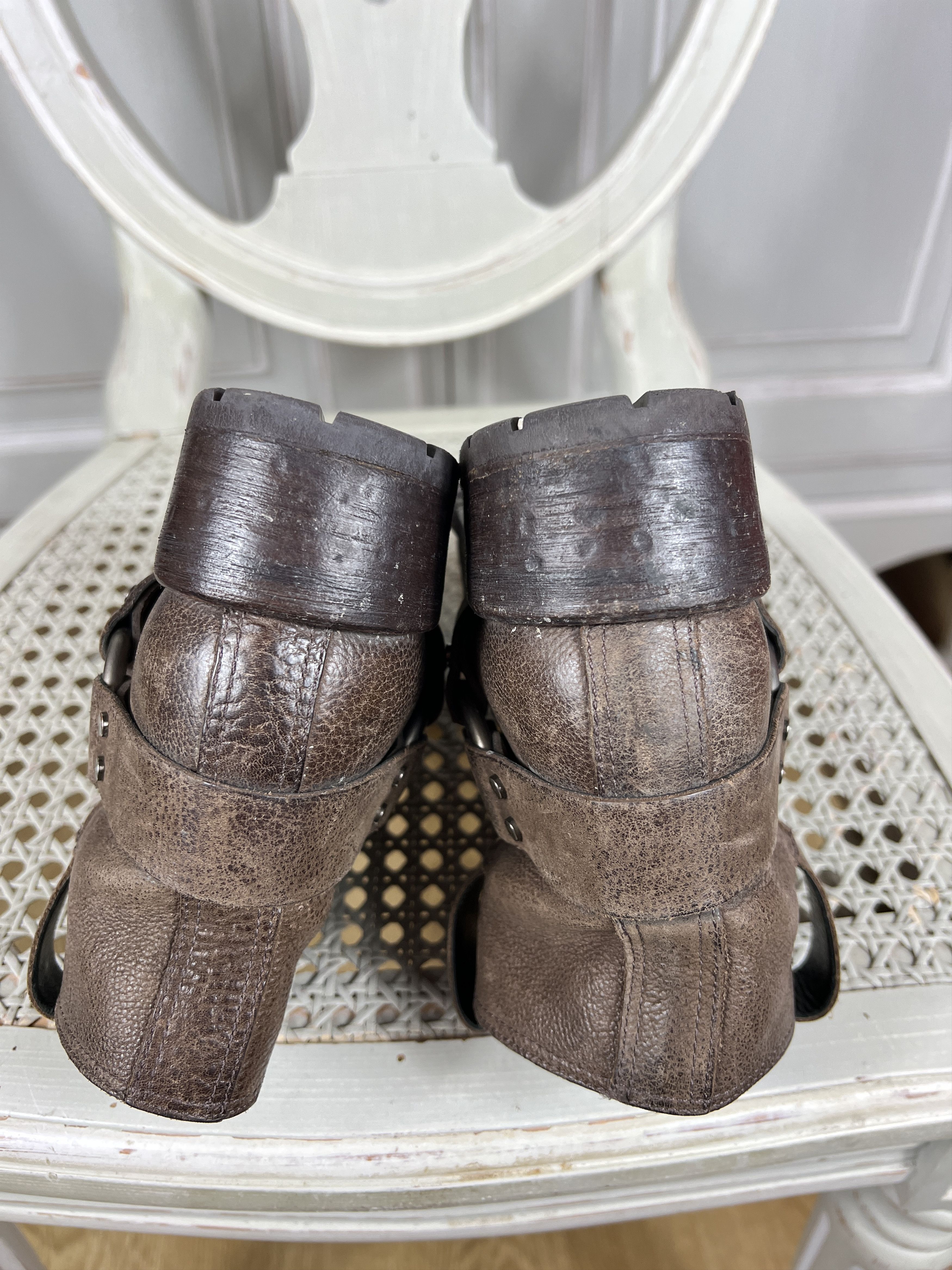 Allsaints allasaints moto boots brown Size US 7.5 / IT 37.5 - 8 Thumbnail