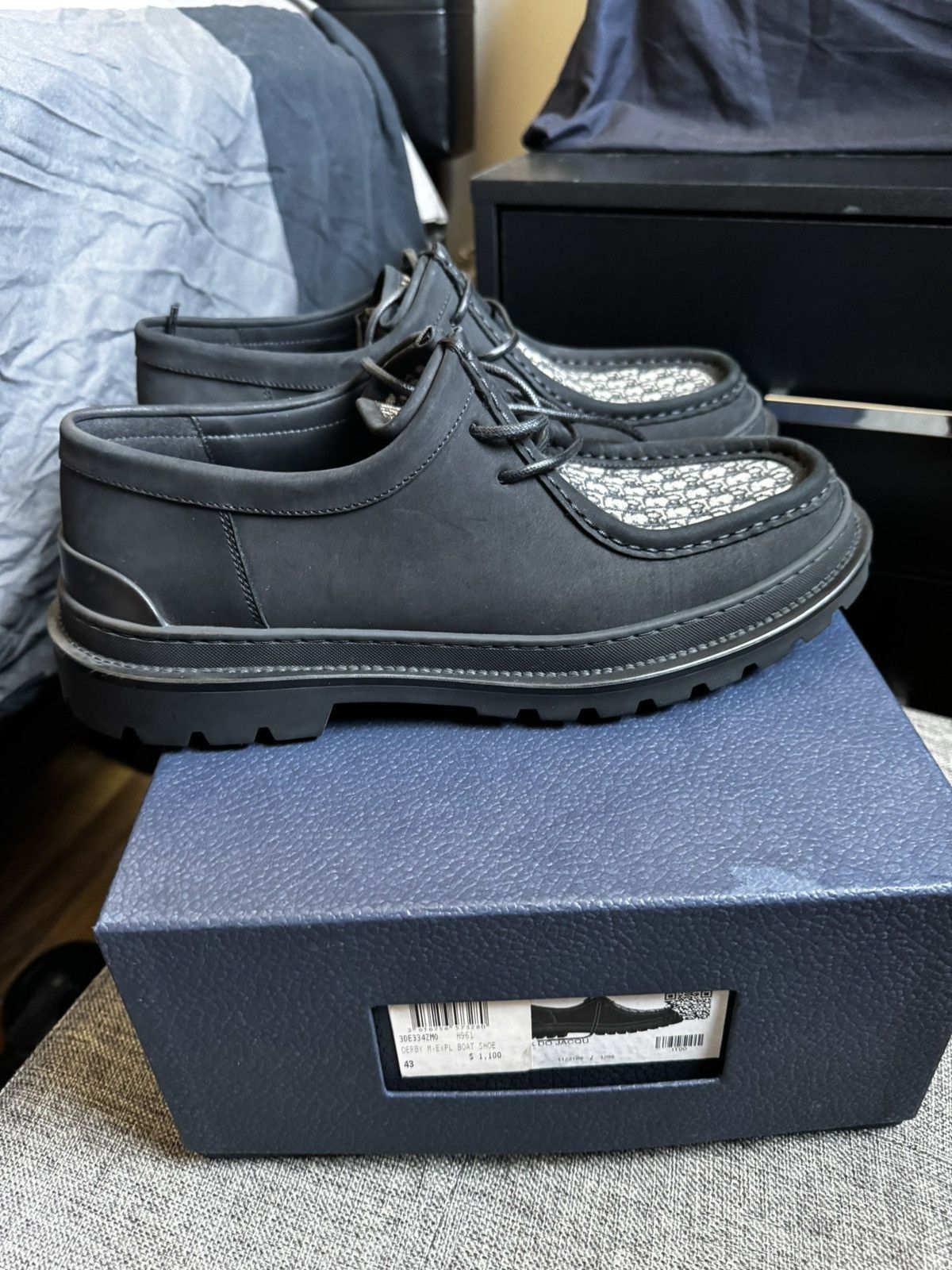 Dior × Kim Jones 3DE334ZMO DERBY M-EXPL BOAT SHOE Size US 10 / EU 43 - 11 Thumbnail