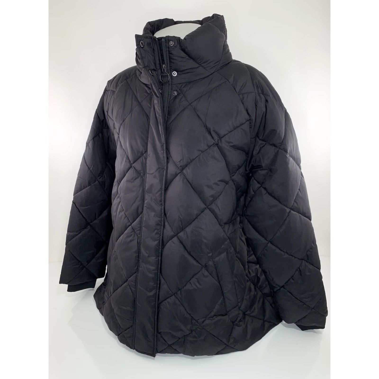 Barbour BARBOUR HOXA PLUS QUILT Jacket Womens 3XL BlackPO Nylon Barbour HOXA Plus Quilt Jacket Womens 3XL Black Size XXL / US 16-18 / IT 52-54 - 2 Thumbnail