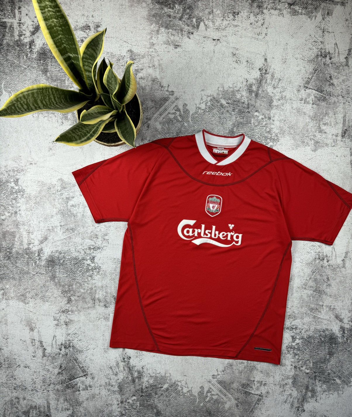 Reebok Liverpool 2002/2003 Garlsberg Reebok Blockcore Jersey Tshirt Size US XL / EU 56 / 4 - 2 Thumbnail