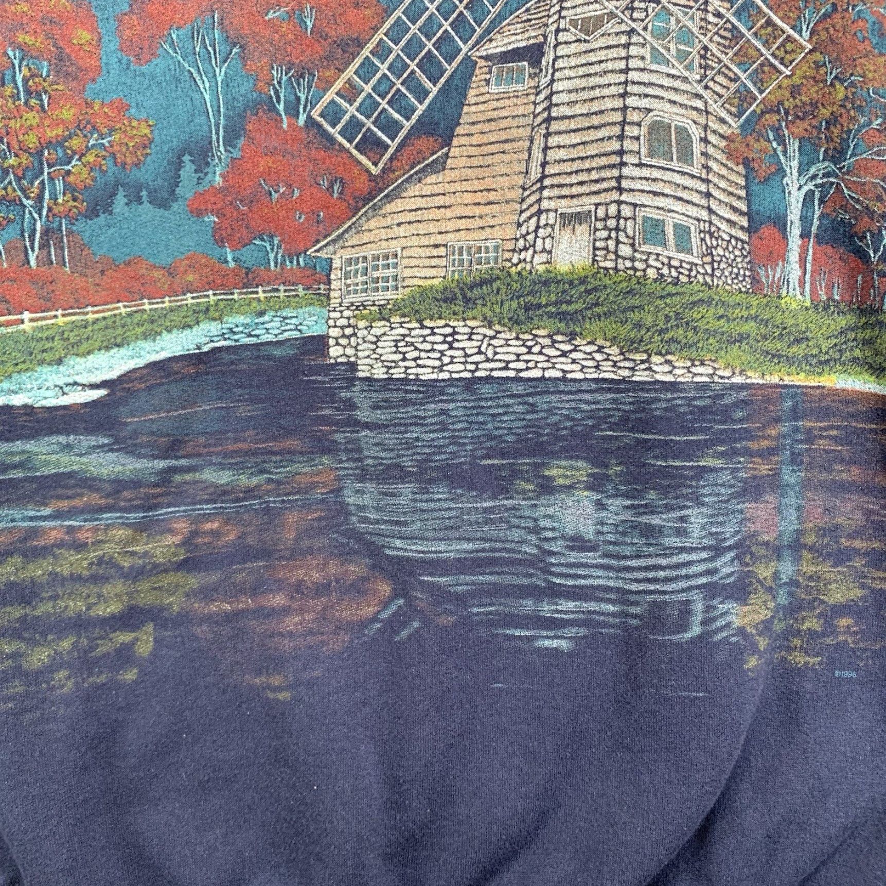 Vintage VINTAGE Nutcracker Sweatshirt Unisex Adults Small Blue Crew Neck Pullover Long Sleeve Graphic Print Nature 80s 90s Hiking Outdoor Size US S / EU 44-46 / 1 - 7 Thumbnail