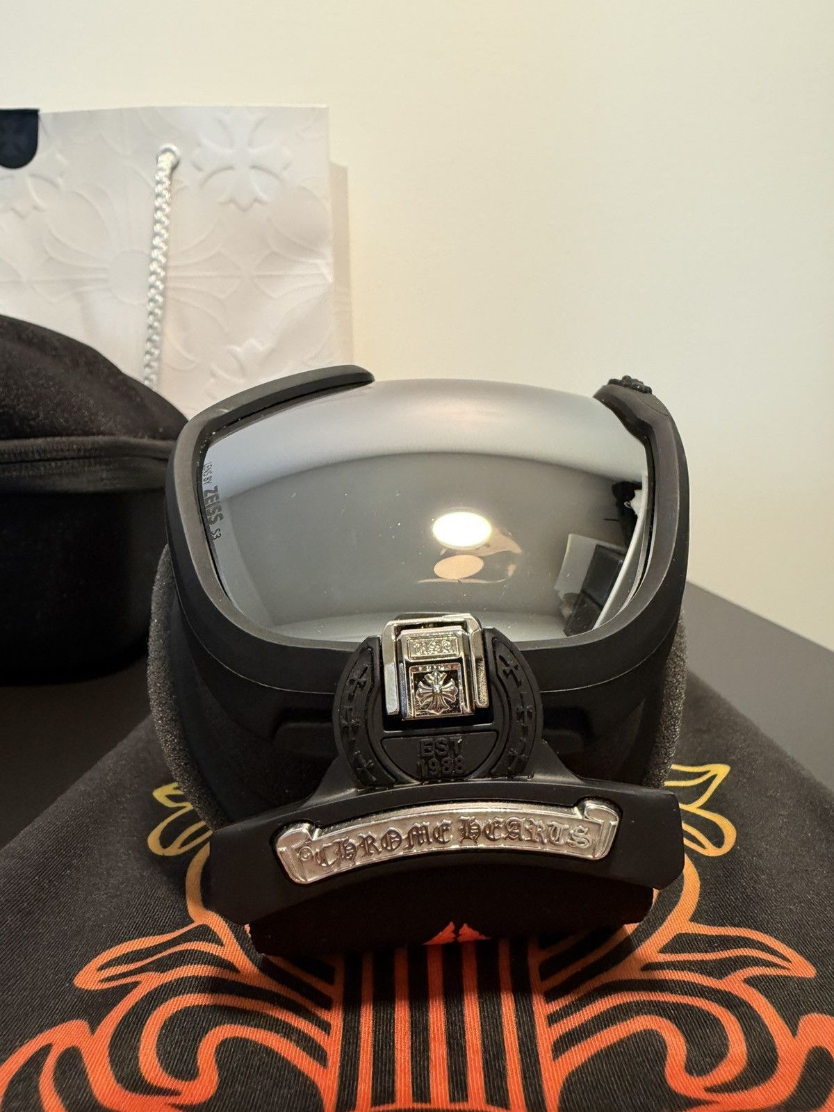 Chrome Hearts Chrome Hearts Silver Morning Ski Goggles Size ONE SIZE - 6 Thumbnail