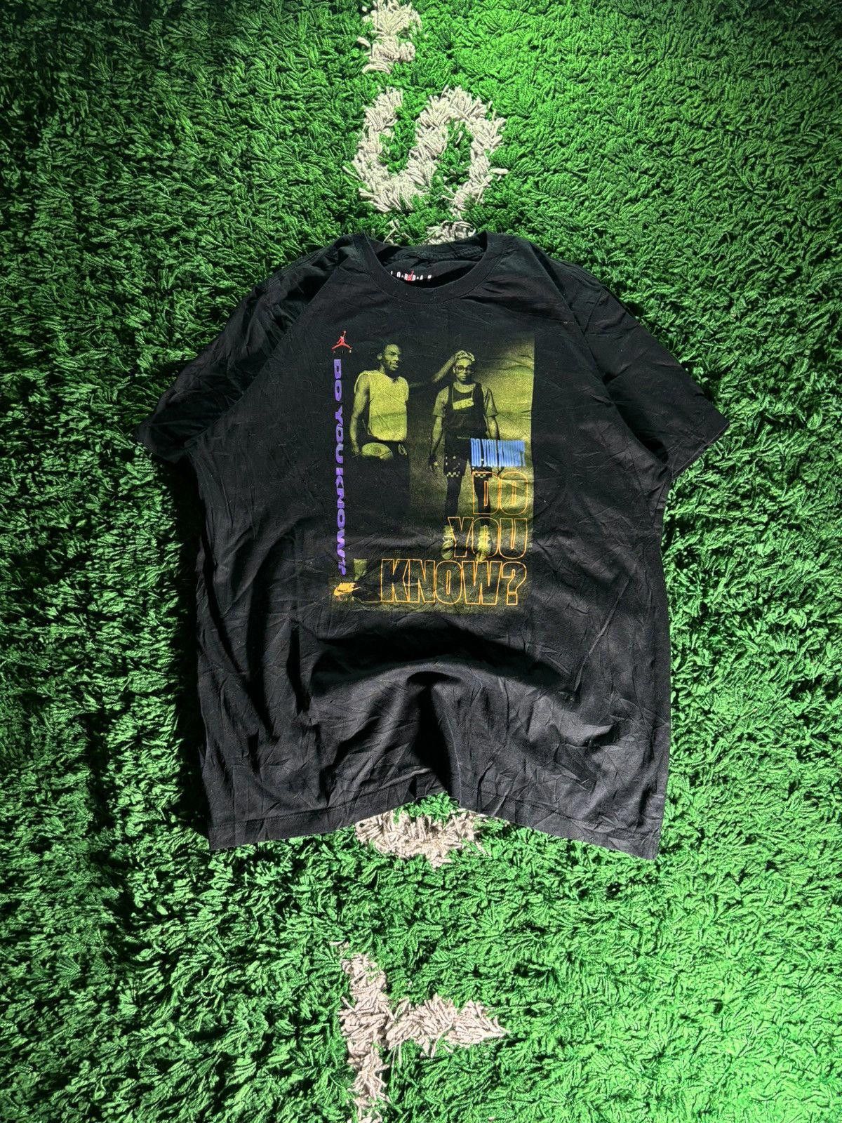 Jordan Brand 2010s Jordan “Do You Know” Tee Size US XL / EU 56 / 4 - 2 Thumbnail