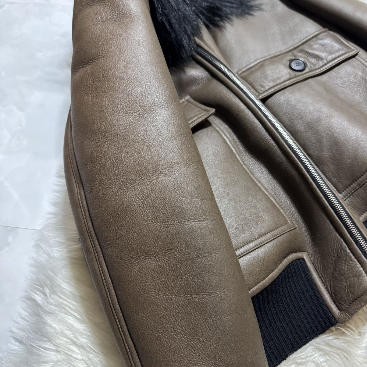 Marni Marni full fur lining leather blouson bomber jacket 42 olive Size M / US 6-8 / IT 42-44 - 19 Thumbnail