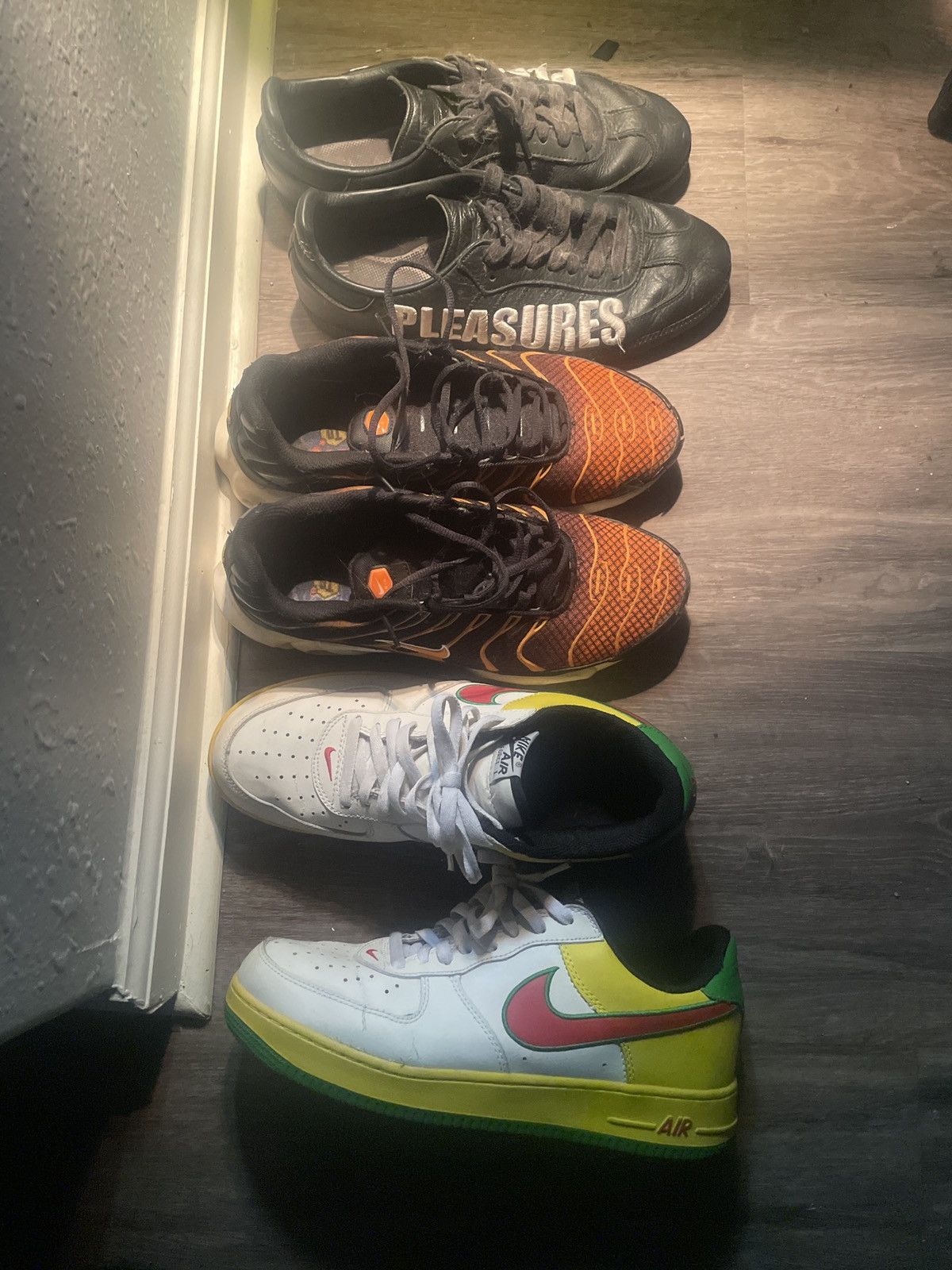 Adidas × Nike × Pleasures Pleasures Adidas x Nike Air Max and Forces Size US 10.5 / EU 43-44 - 2 Thumbnail