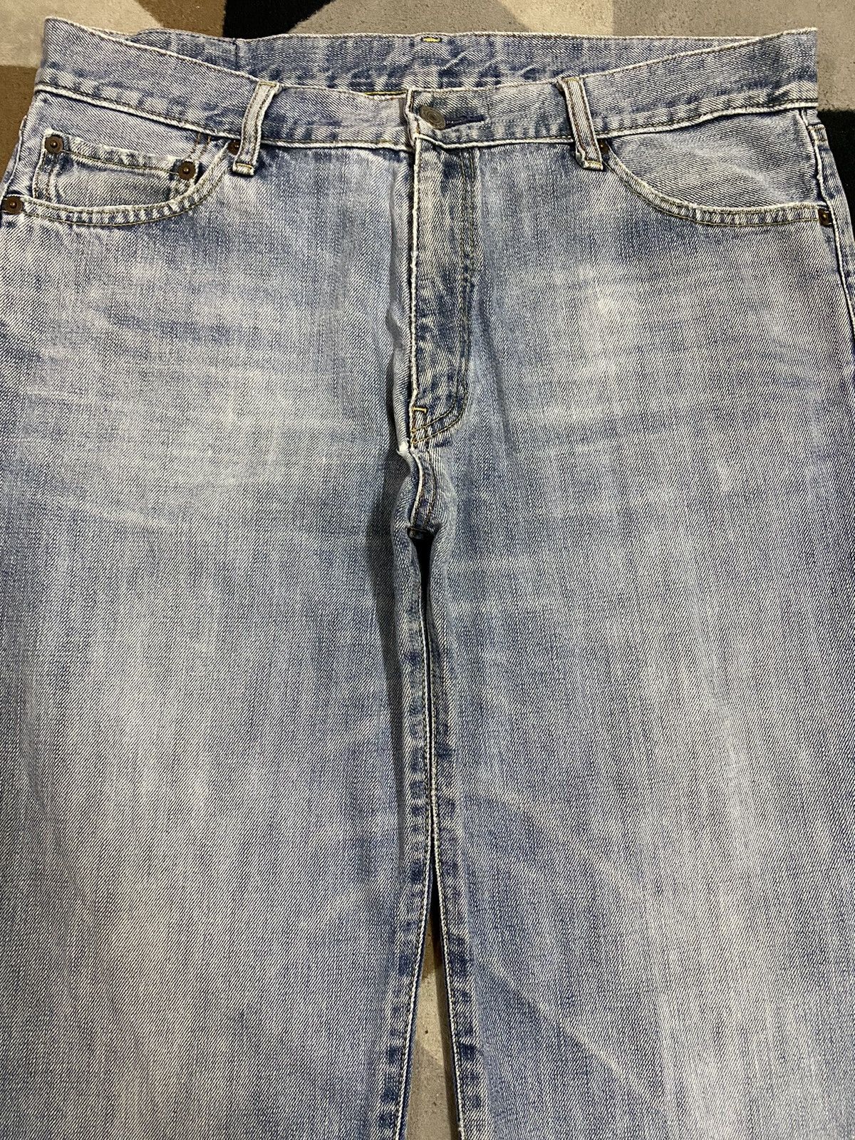 Japanese Brand Vintage Japanese Brands Faded Wash Loose Jeans Size US 34 / EU 50 - 3 Thumbnail