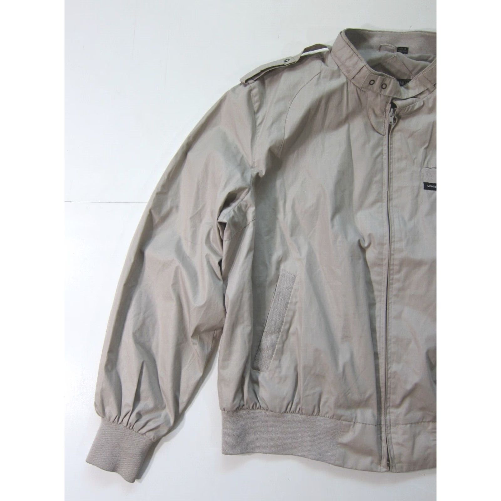 Members Only VINTAGE Members Only Beige Lightweight Pocket Zip Windbreaker Jacket Men 1X Size US XL / EU 56 / 4 - 7 Thumbnail
