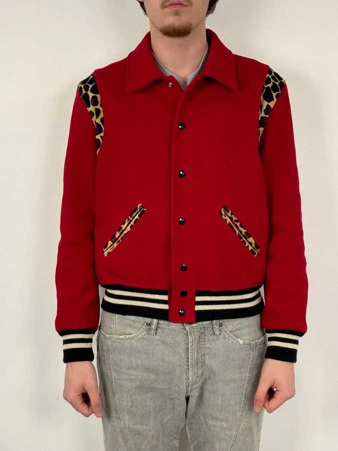 Saint Laurent Paris SS2014 Saint Laurent Cheetah Red Pony Hair Teddy Jacket Size US M / EU 48-50 / 2 - 3 Thumbnail