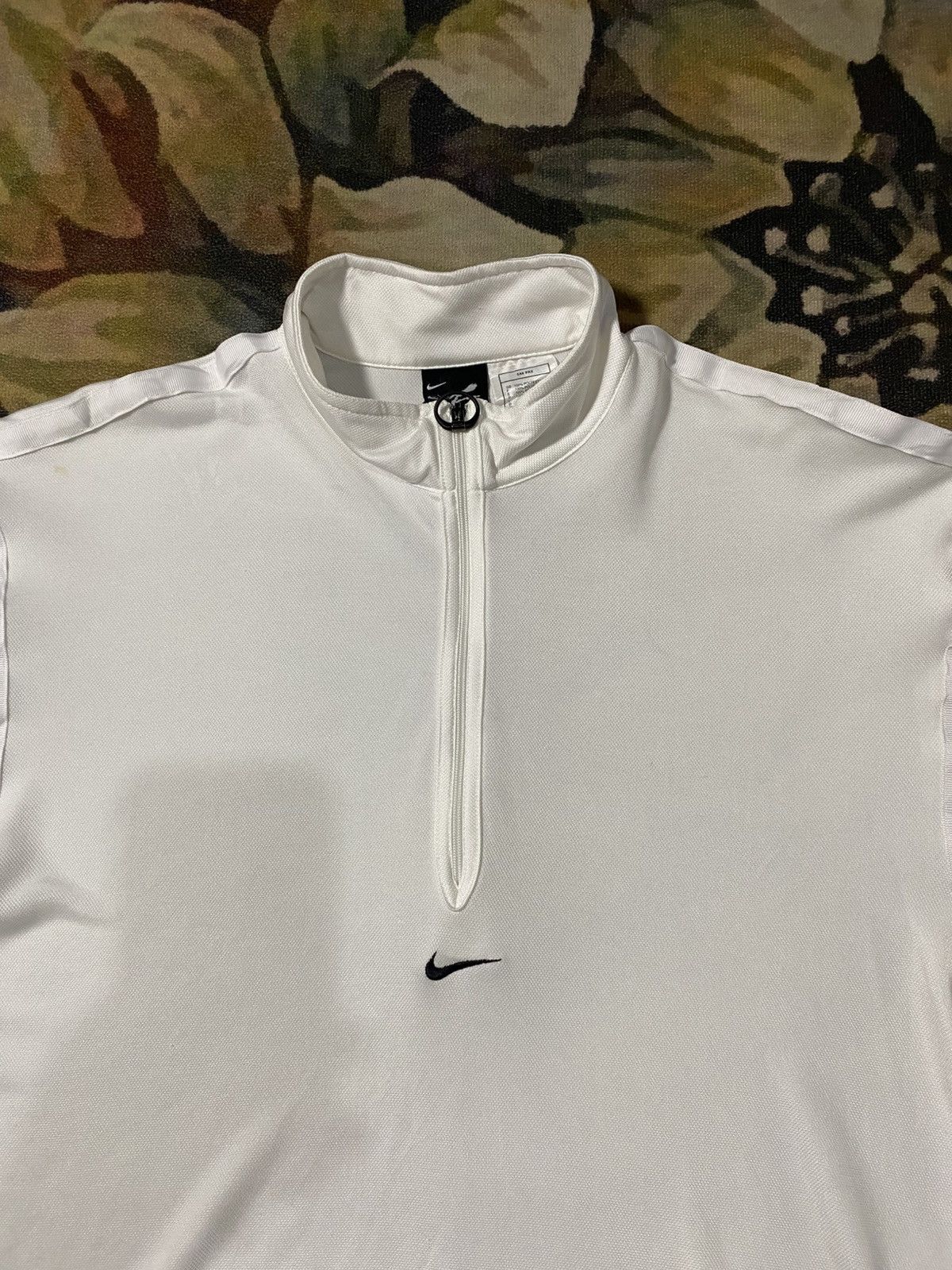 Nike Vintage Nike x Andre Agassi Half-Zip Drifi Polo Shirt Size US S / EU 44-46 / 1 - 3 Thumbnail