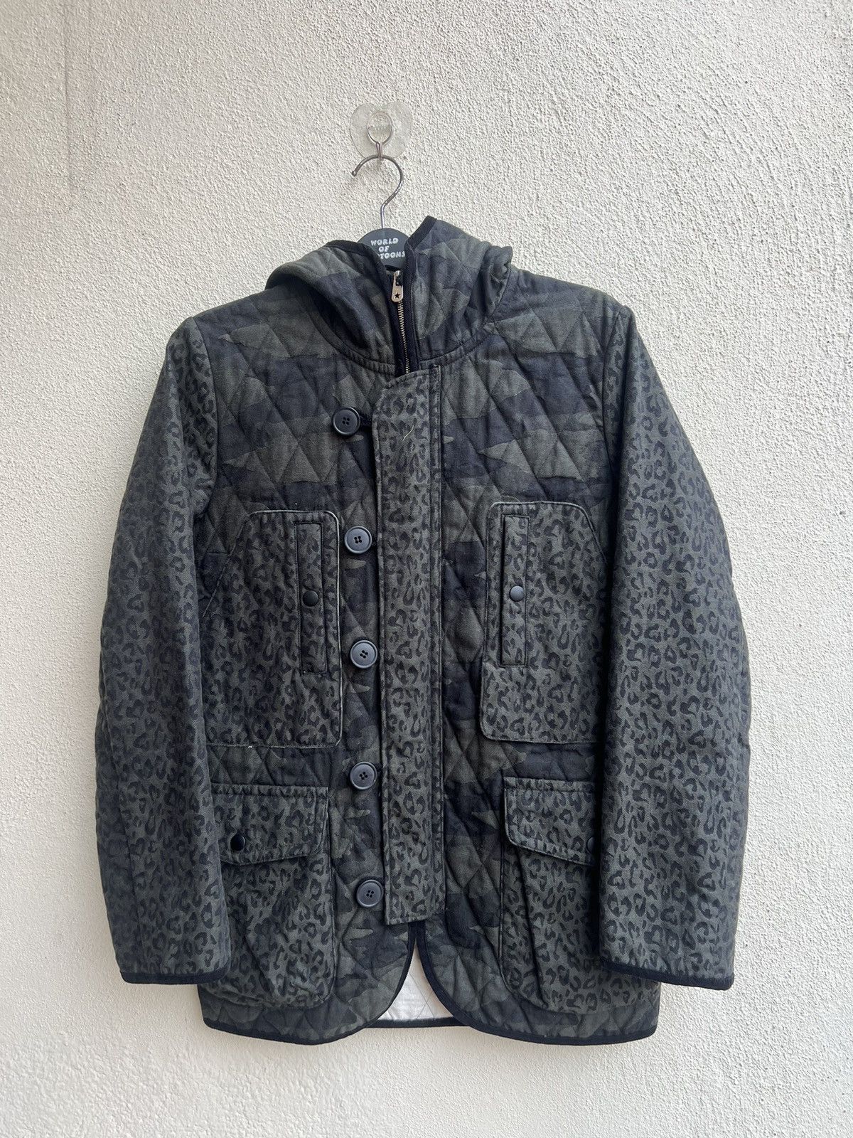 Japanese Brand OVERTHESTRIPES Japan Quilt Thinsulate Hoodie Cargo Jacket Size US M / EU 48-50 / 2 - 24 Thumbnail