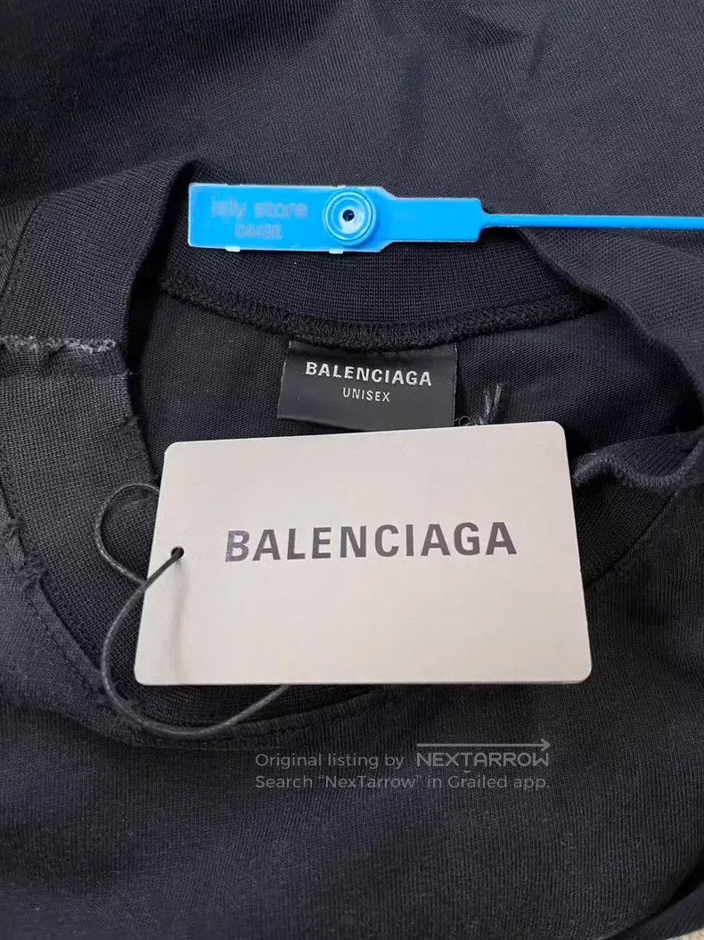 Balenciaga Balenciaga Letter Printed Crewneck Casual Short Sleeve T-S Size US L / EU 52-54 / 3 - 5 Thumbnail