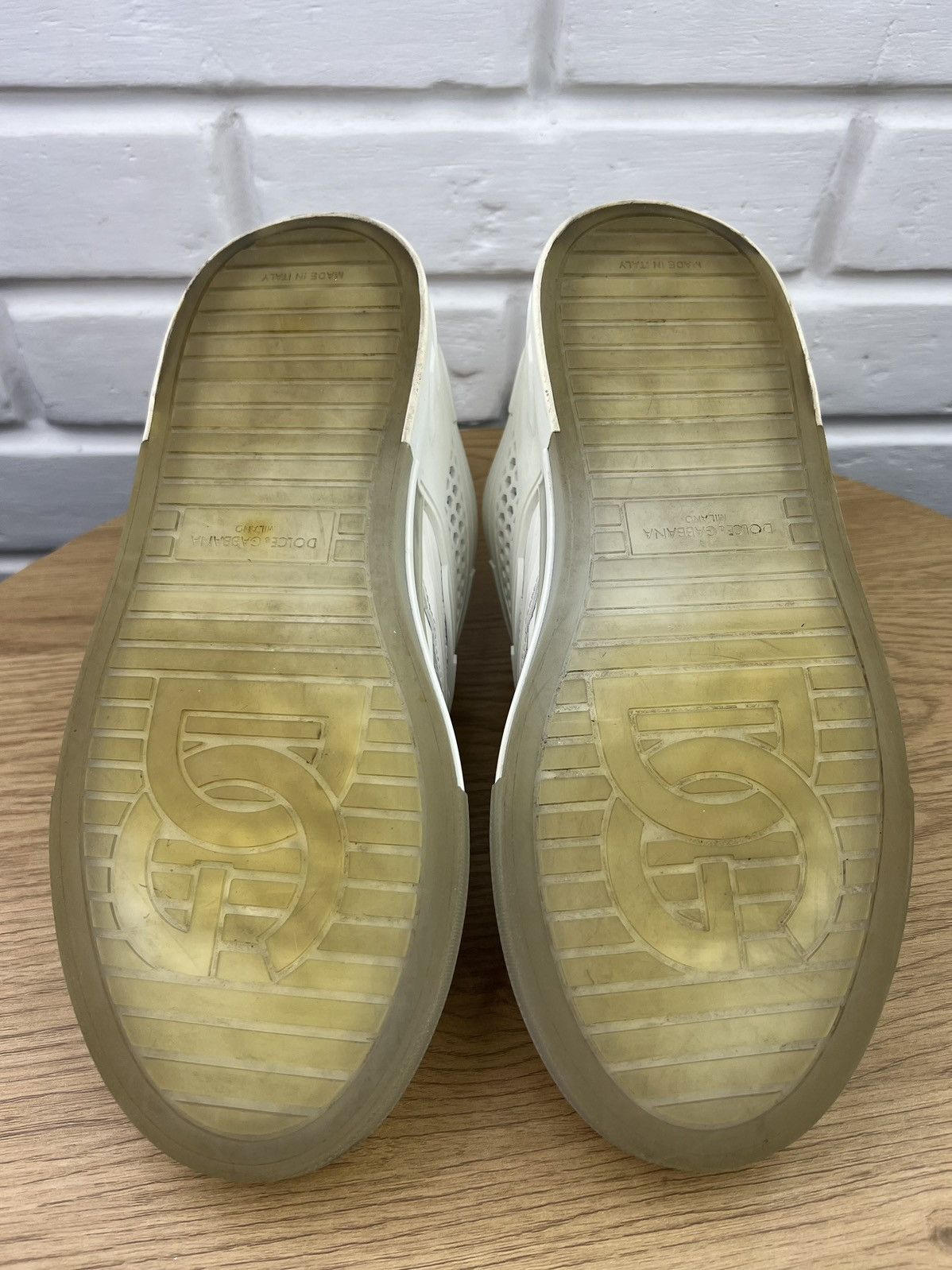 Dolce & Gabbana DOLCE&GABBANA Sneakers Leather Shoes Custom 2.Zero DG Logo Size US 8.5 / EU 41-42 - 17 Thumbnail