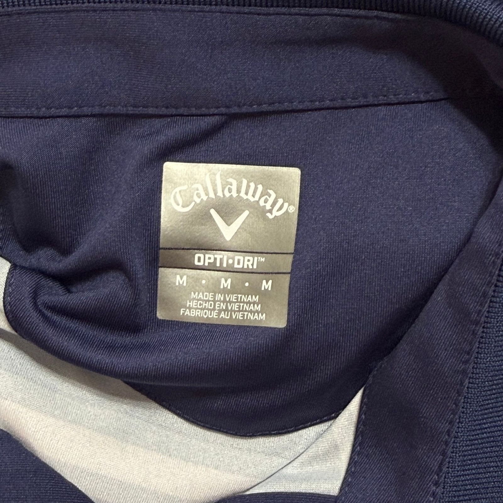Callaway Callaway Opti-Dri Striped Golf Polo | Sz M Size US M / EU 48-50 / 2 - 6 Thumbnail