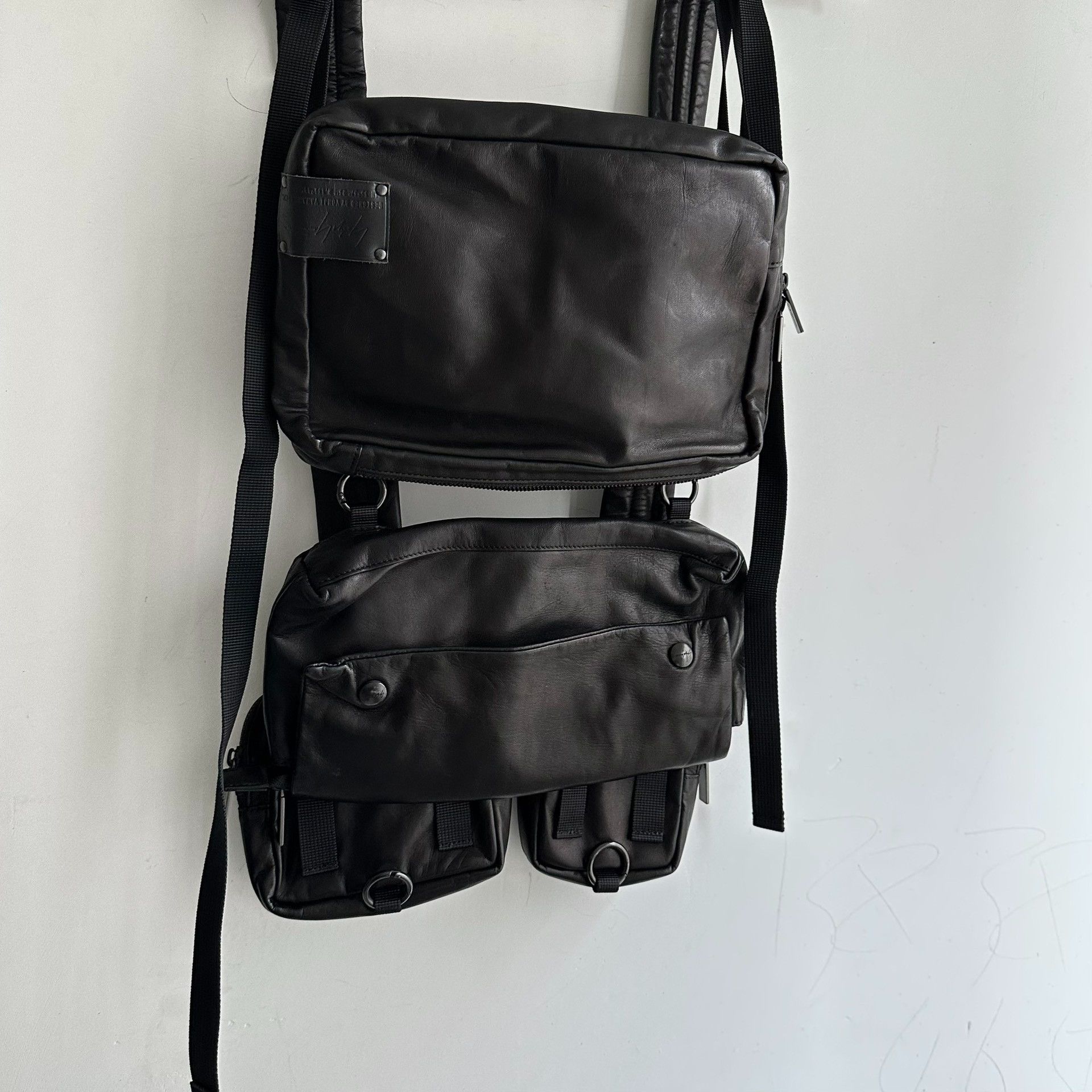Yohji Yamamoto multifunctional black bag by yohji yamamoto Size ONE SIZE - 1 Thumbnail