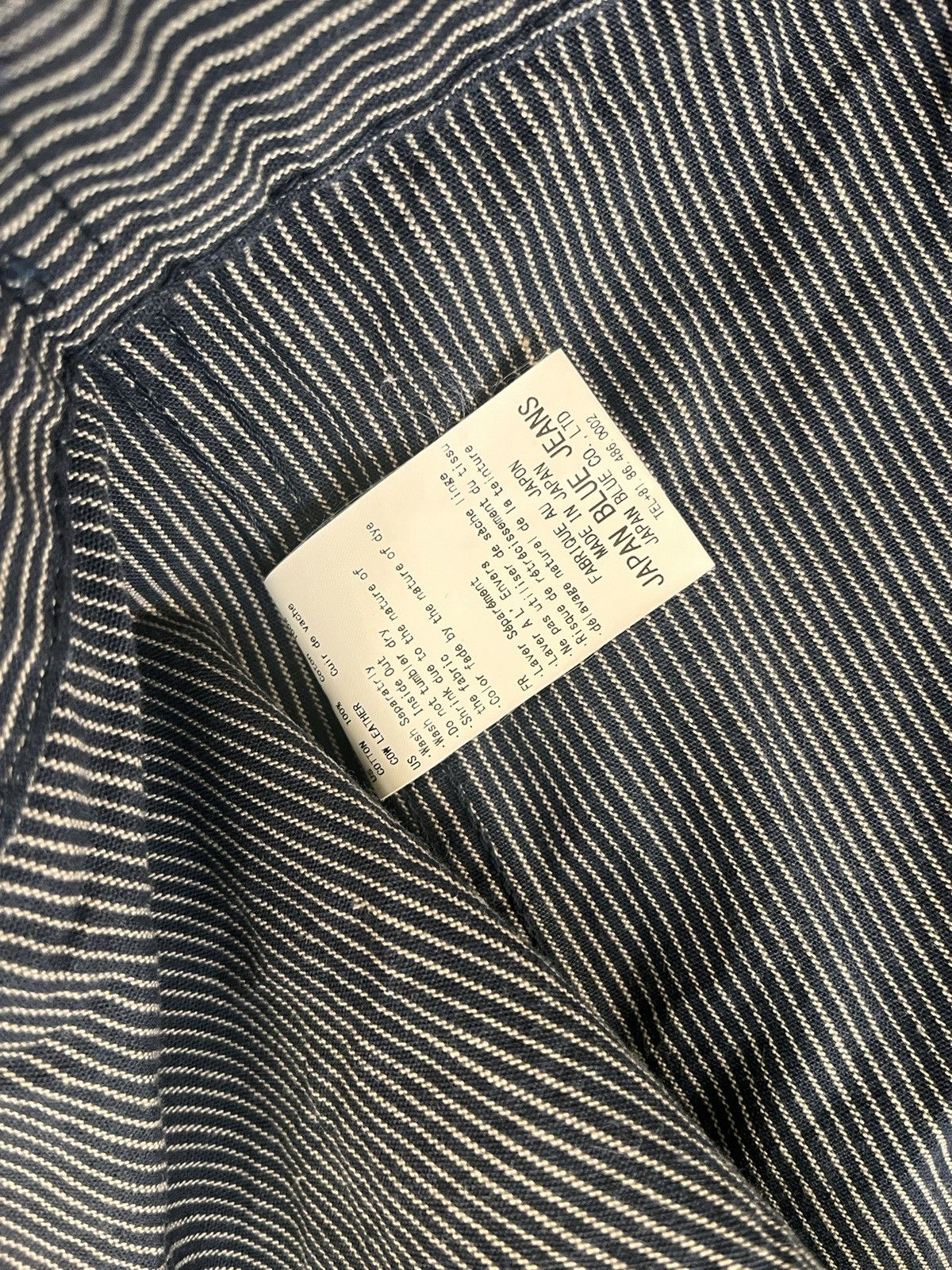 Japan Blue Japan Blue Jeans 2nd Type Hickory jacket Size US S / EU 44-46 / 1 - 4 Thumbnail