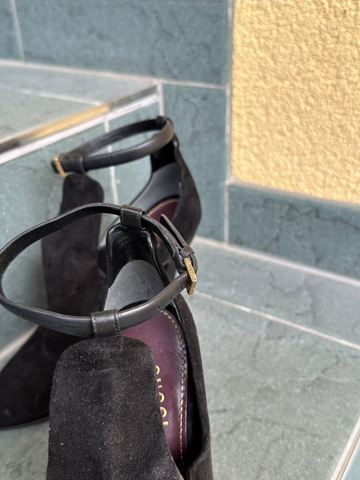 Gucci Gucci Heels Pumps Black Vintage Rare Luxury Shoes 36 US-5,5 Size US 5.5 / IT 35.5 - 9 Thumbnail