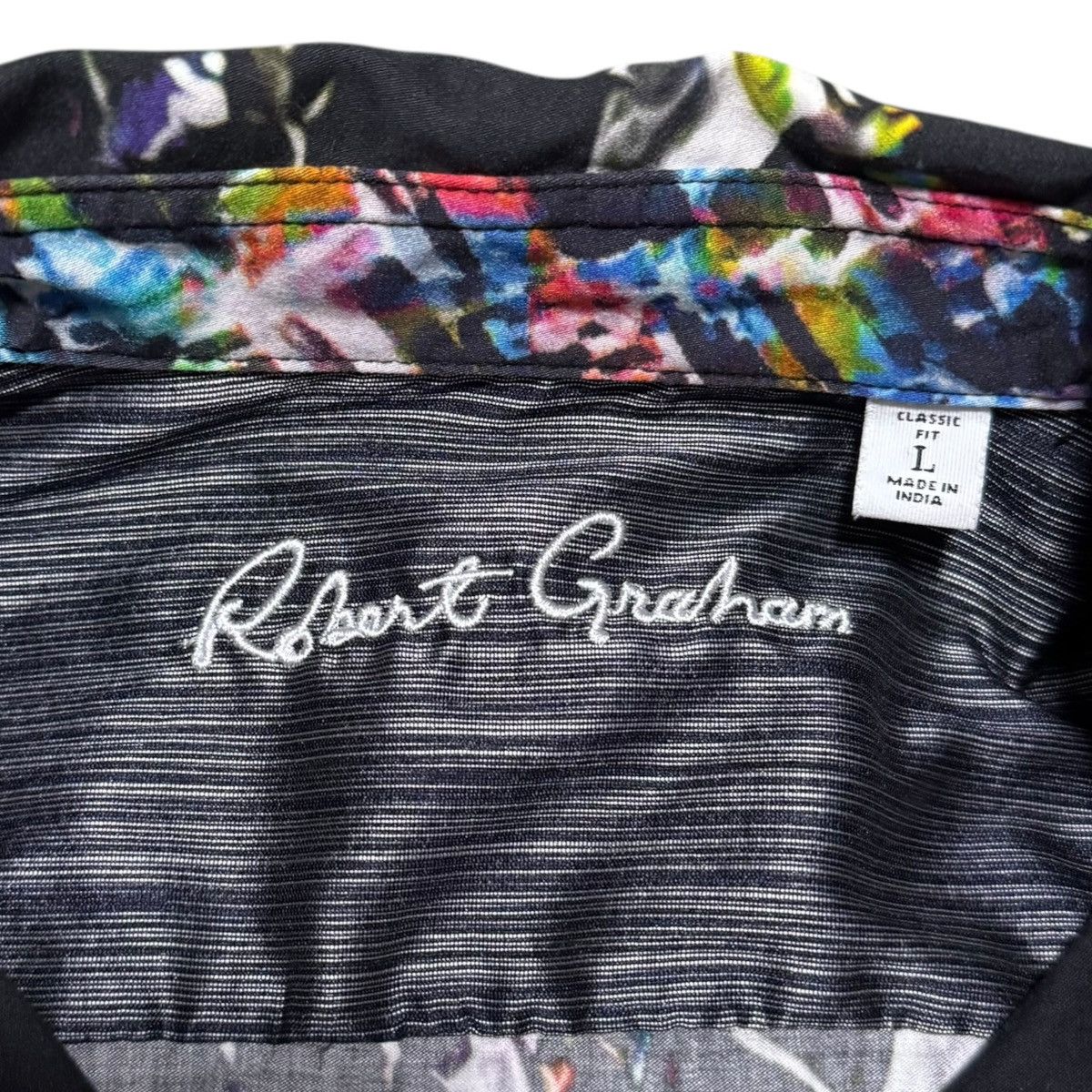 Robert Graham Robert Graham Lilly Valley Embroidered Button Down Shirt L Size US L / EU 52-54 / 3 - 5 Thumbnail