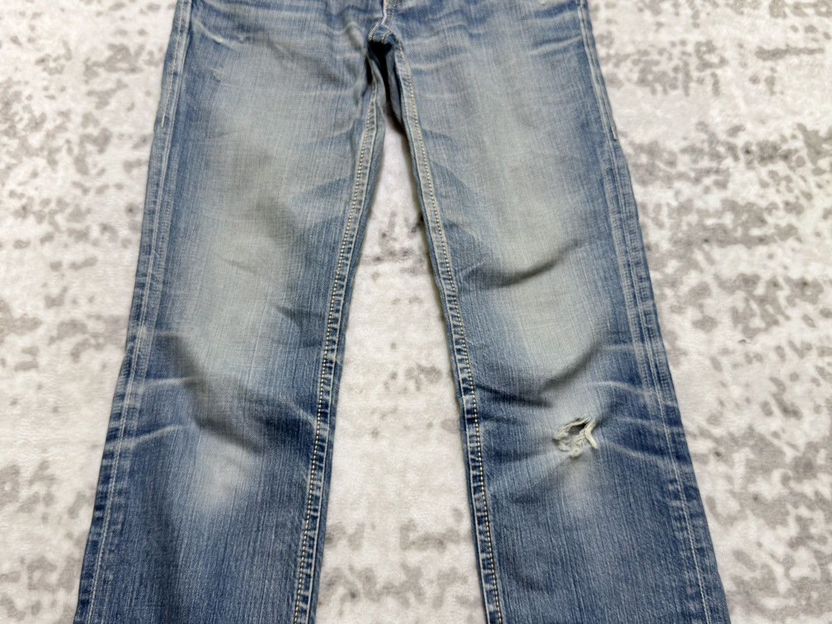 Edwin Vintage Edwin Distressed Blue Washed Low Rise Denim Jeans Size US 29 - 6 Thumbnail